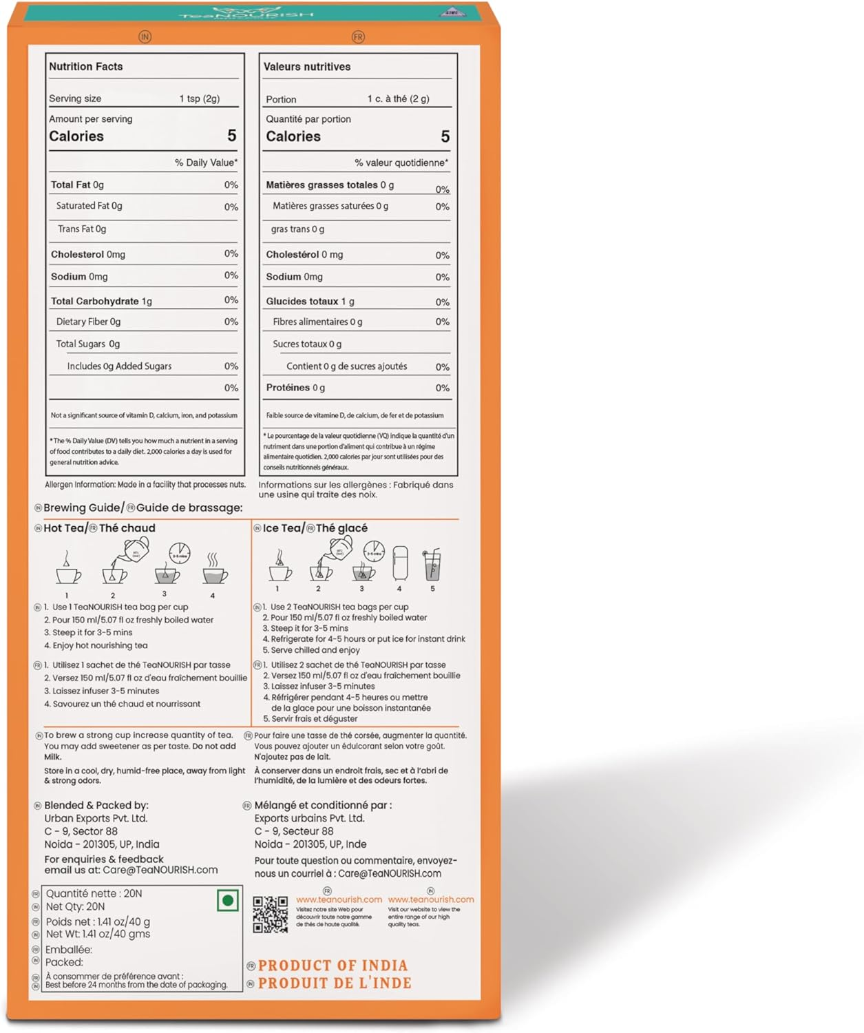 Teanourish Berry Punch Green Tea | 20 Count Pyramid Tea Bags | Zingy & Refreshing | Darjeeling Whole Leaves | 100% Natural Fresh Berries & Hibiscus Flower image number 1