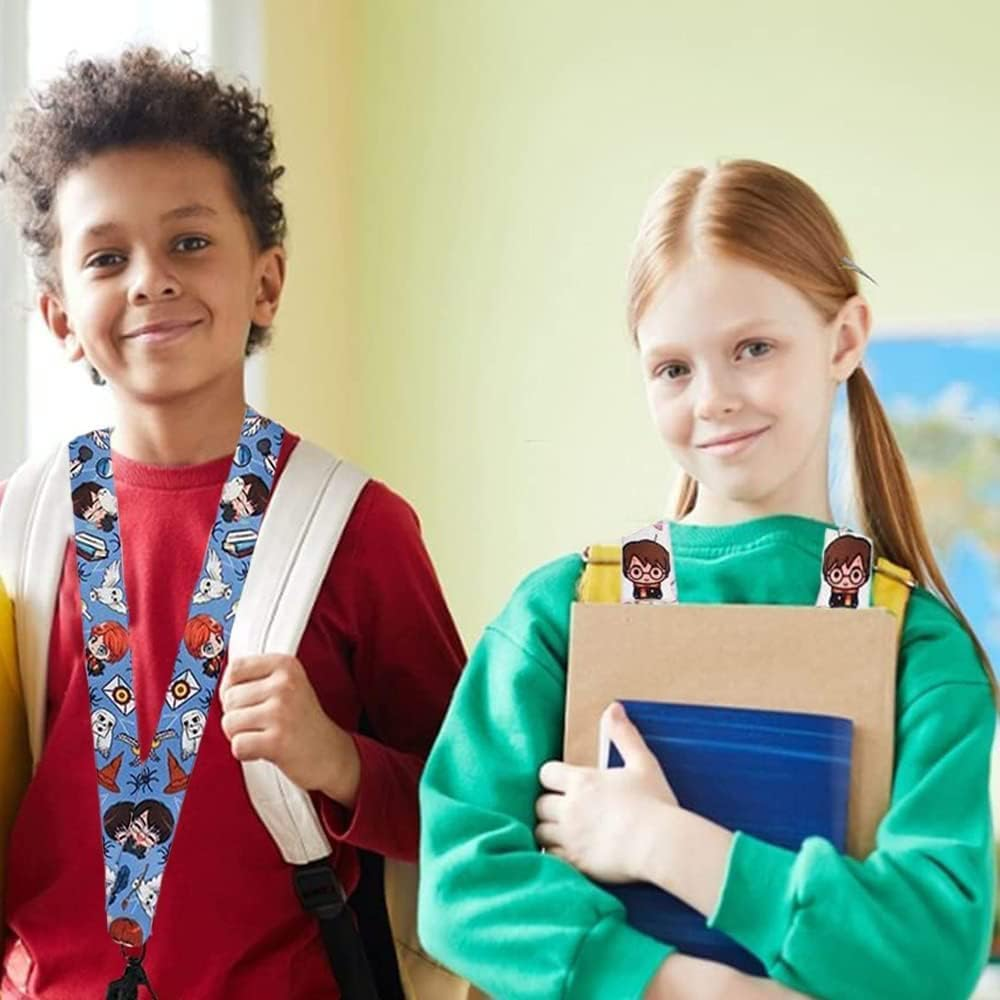 5 PCS Lanyard Key Chain for Neck - Sturdy Durable Strap for ID Badge Holder, Wallet, Keys, Camera - Multicolor, 46