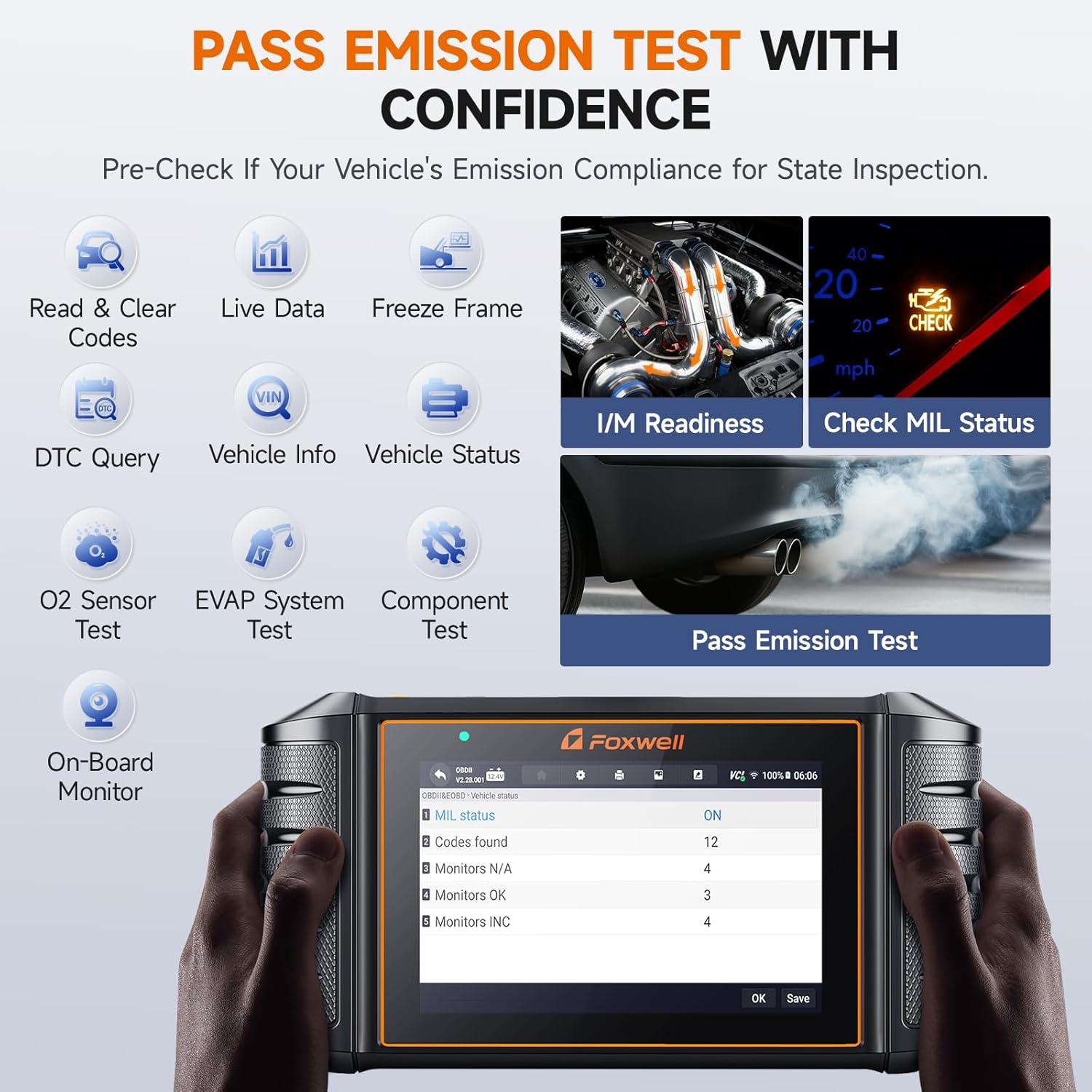 FOXWELL NT710 Fit for Mercedes-Benz MB Sprinter Diagnostic Tool, Full System OBD2 Scanner Bidirectional Control, Air Suspension ABS SRS ESP BAS A/C Code Reader, All Service Oil EPB Reset CKP Relearn image number 5