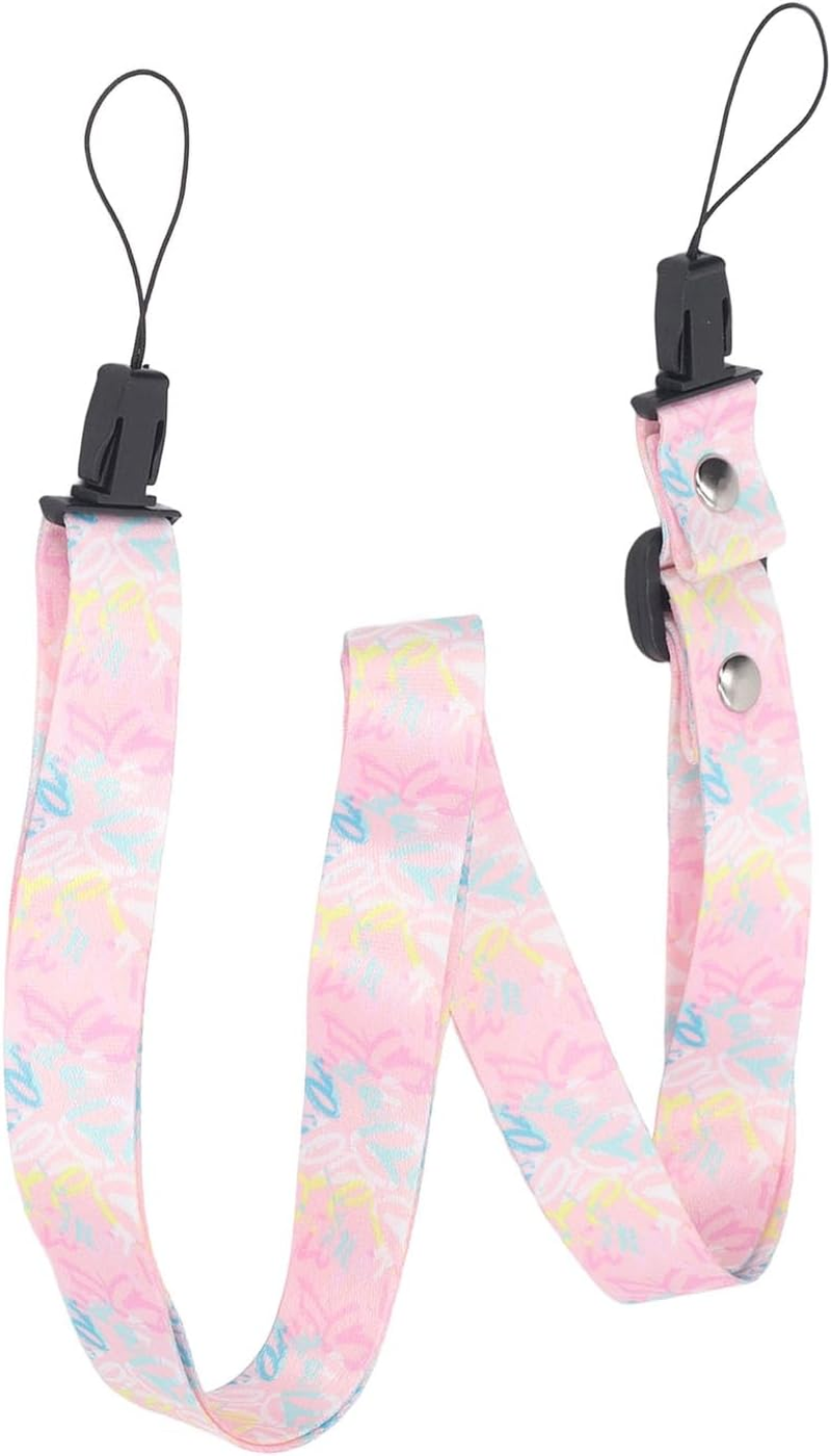Camera Neck Shoulder Strap, Camera Strap Durable Comfortable for Professional Cameras (Pink Graffiti) image number 2
