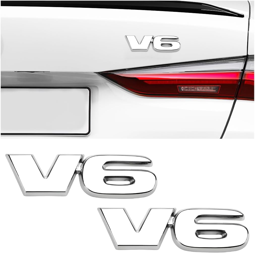 Wevdn 2PCS SR5 Metal Emblem, Premium 3D Classic SR5 Nameplate Logo Engine Badge Sticker, Universal SR5 Letters Metal Decal for Vehicle Side Fender Trunk Tailgate, Car Accessories (Black) image number 7