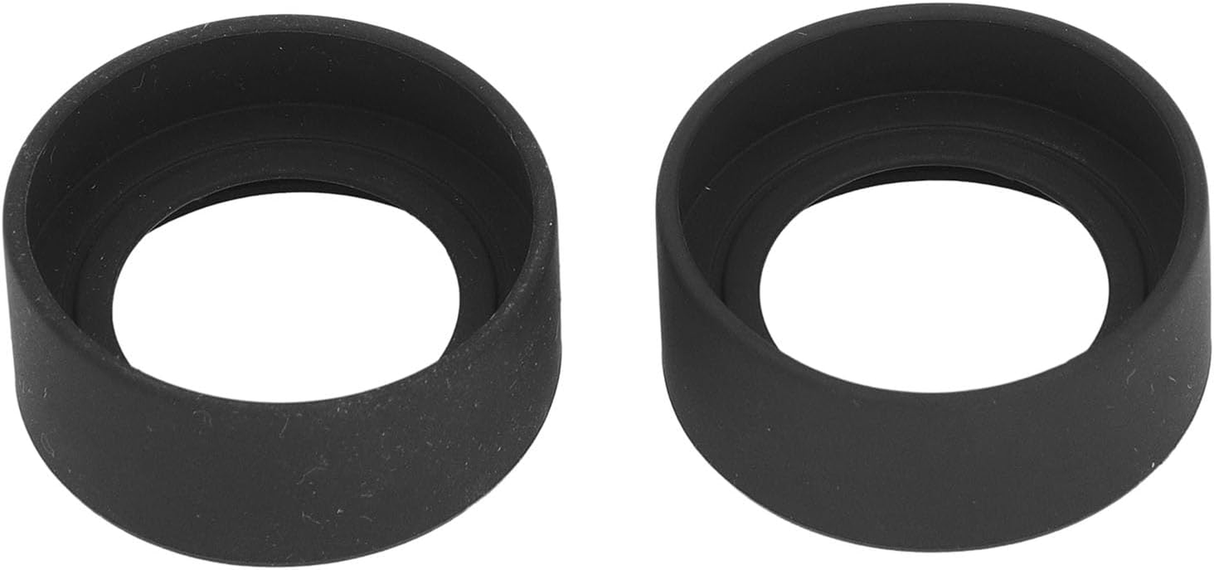 2 Pieces Stereo Microscope Eyepiece Eye Protection, Rubber Flat Angle Eyepiece Protector, Black Eyepiece Eyecup Protector for Eyepieces with 40-42Mm Interface image number 4