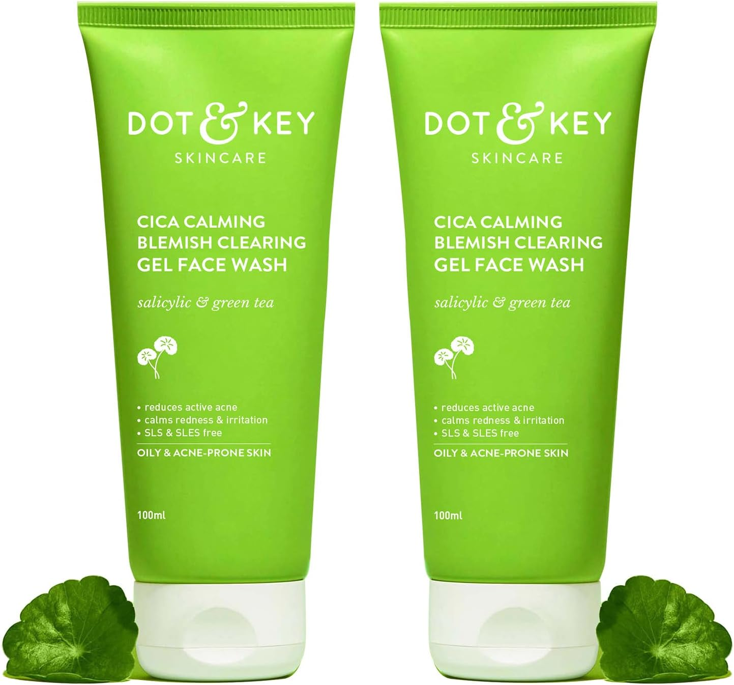 Dot & Key Cica 2% Salicylic Acid Face Wash for Oily, Acne Prone Skin, with Green Tea I Acne Clearing Sulphate Free Face Wash for Men & Women (200Ml) | Pack of 2 image number 4