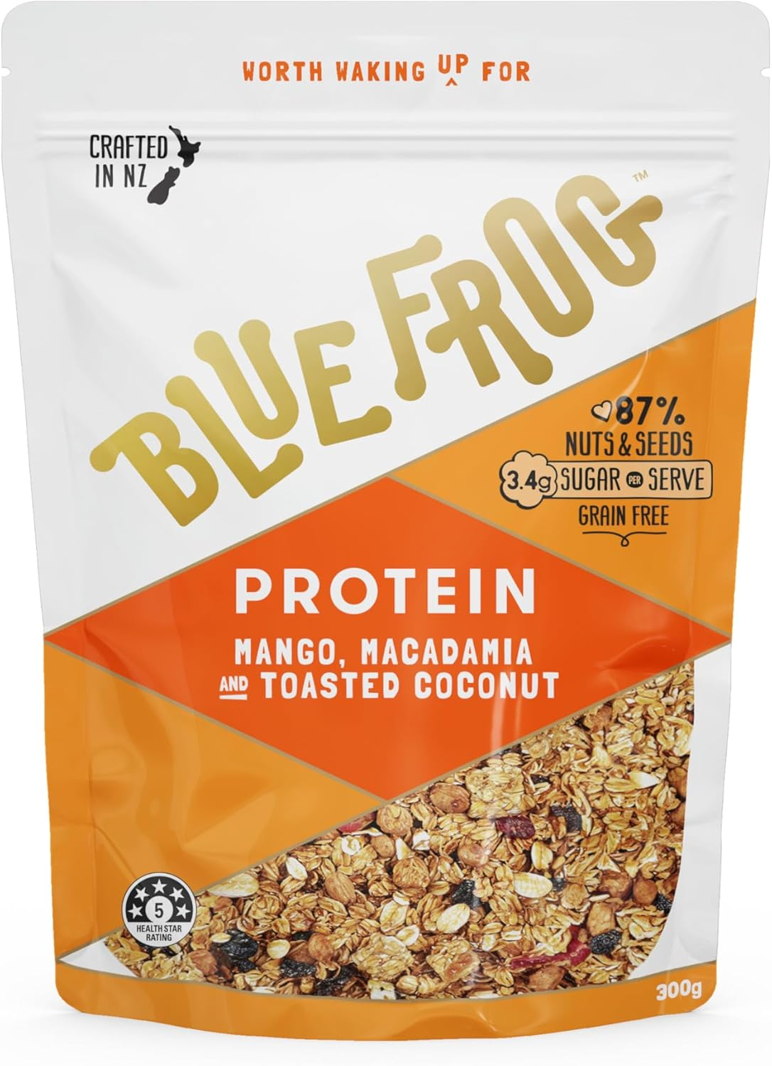 Blue Frog Breakfast - Protein Mango, Macadamia and Coconut, 300G image number 1