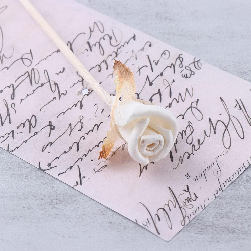 Leadigol 5Pc Rattan Wood Reed Diffuser Set, Natural Rattan Wood Sticks, Diffuser Sticks Refill Replacement, Fragrance Decorative Reed image number 3