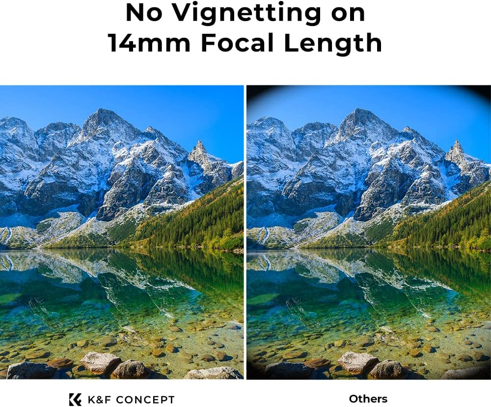 K&F CONCEPT 46Mm Circular Polarizer Glass Filter Ultra-Slim, 18 Multi Layer Coatings Circular Polarizing Filters for Camera Lens (Nano-K) image number 3