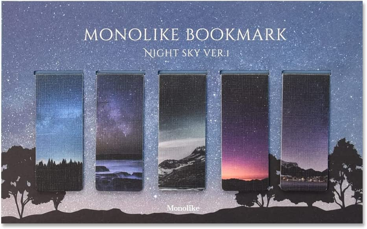 Monolike Magnetic Bookmarks Moon Ver.1, Set of 5 - Moon Ver.1 image number 6