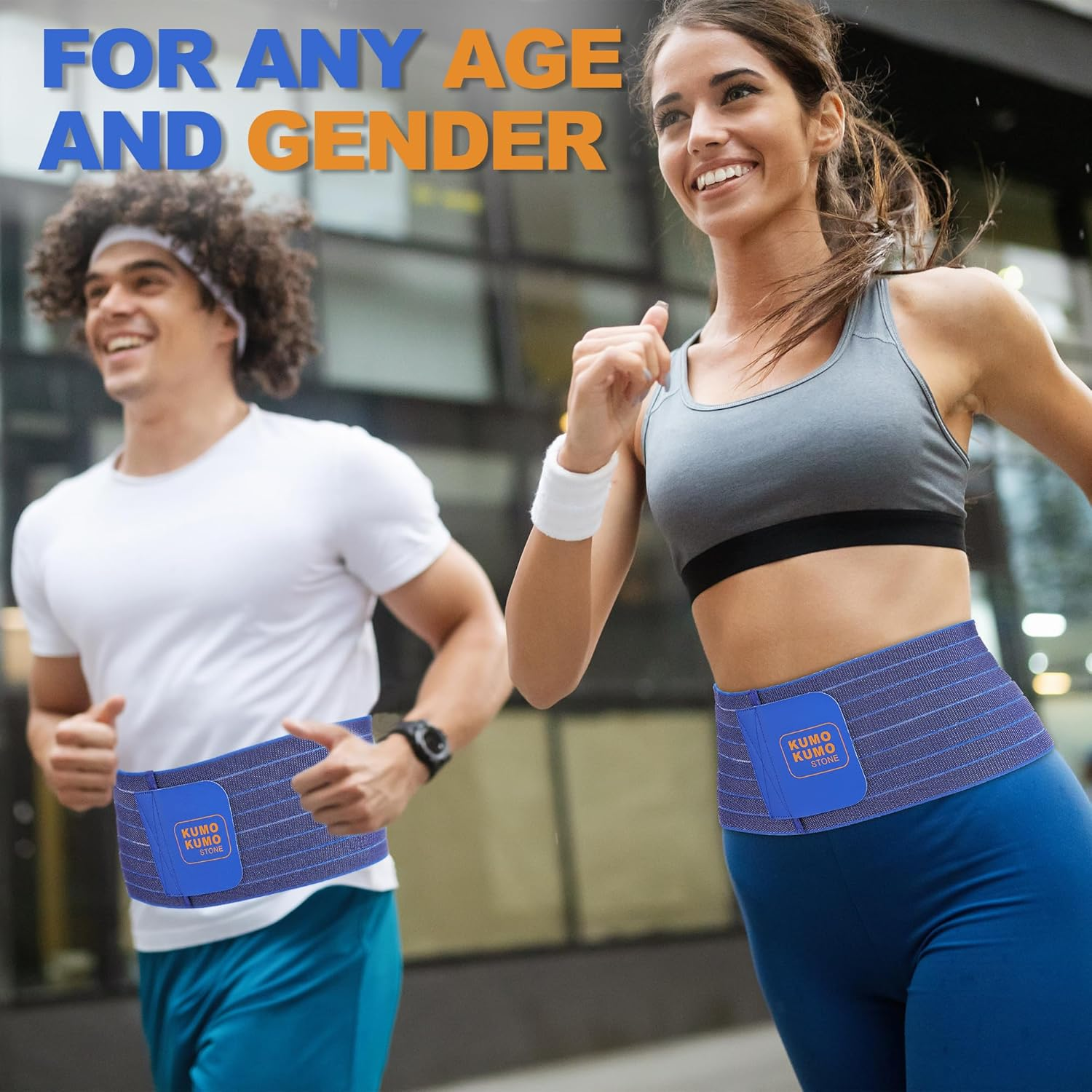 Umbilical Hernia Belt - for Men and Women &ndash; Abdominal Hernia Binder for Belly Button Navel Hernia Support, Helps Relieve Pain - for Incisional, Epigastric, Ventral, & Inguinal Hernia image number 1