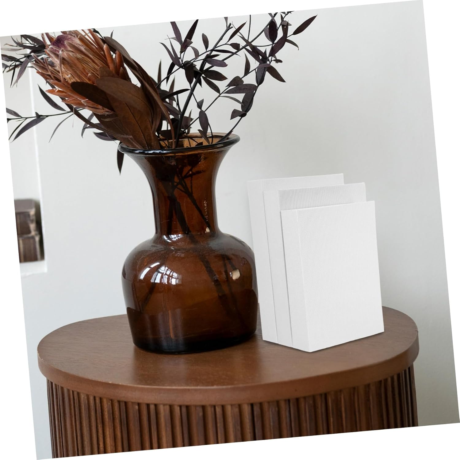 IMIKEYA 3Pcs Linen Decorative Faux Book Storage for Bookshelf Desk Home Office Decor Vintage Style with Hidden Compartment for Jewelry Keys Photos image number 5