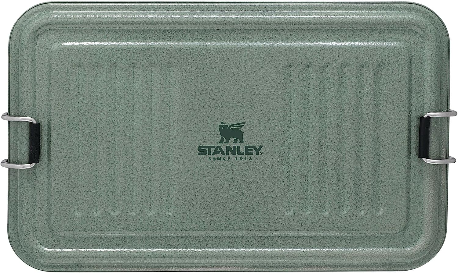 STANLEY Classic Legendary Useful Box 1.25 Qt | Metal Snack and Lunch Box | Durable Stainless Steel Travel Food Storage Container | Hiking, Camping, School, or Work | Bpa-Free | Hammertone Green image number 5