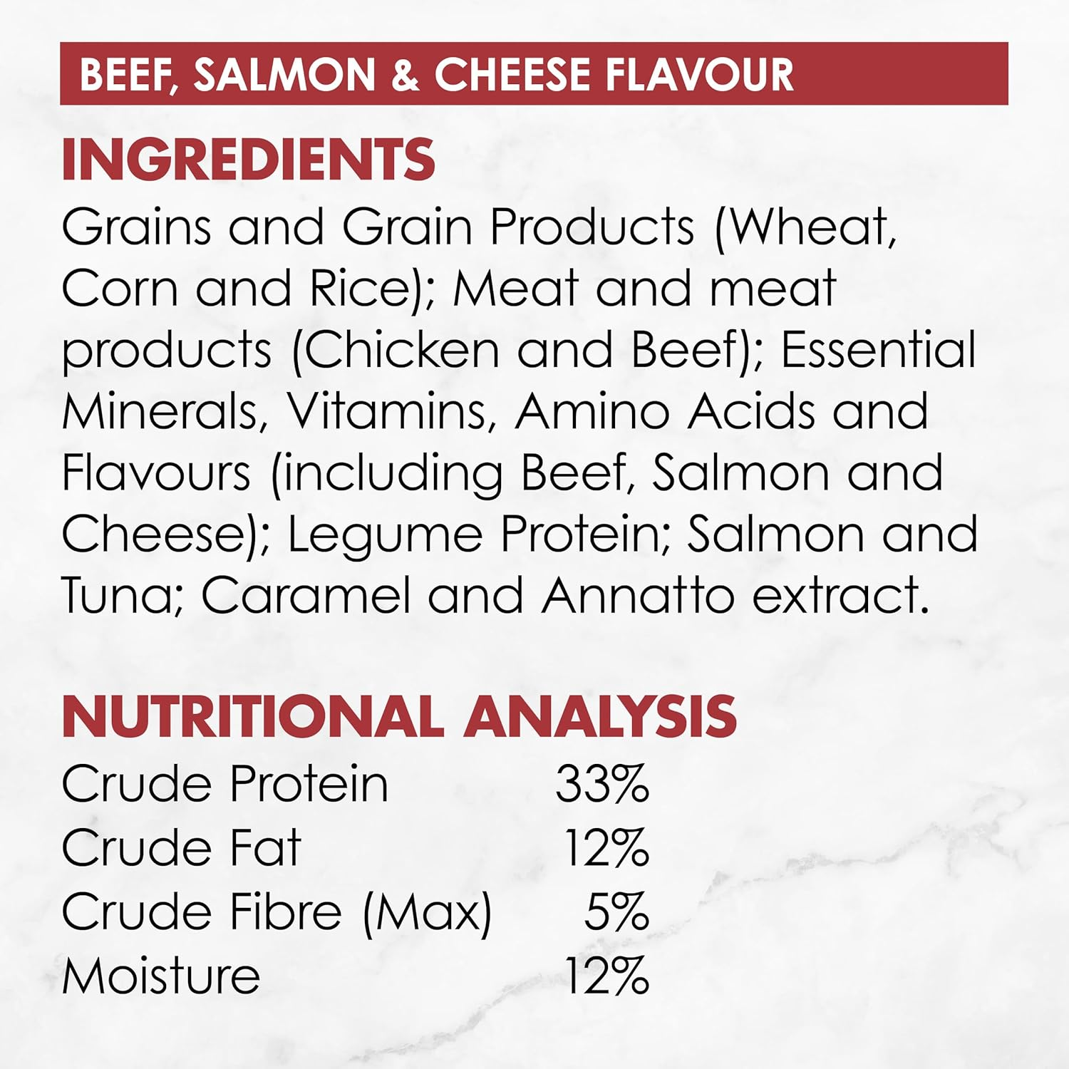 FANCY FEAST Adult Dry Cat Food Beef, Salmon and Cheese, 450G (Pack of 4) image number 2