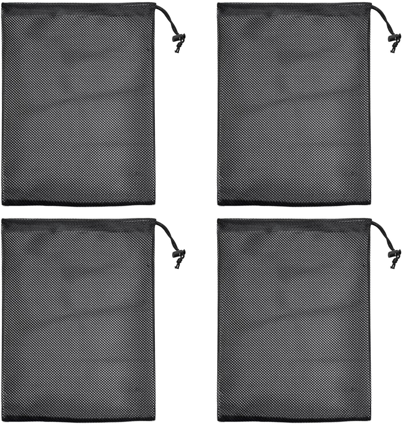 4PCS Pond Filter Bags with Drawstring - 2 Mesh Filter Bags for Pumps - Durable Barrier Media Bags for Outdoor Ponds, Water Gardens & Aquaculture image number 3