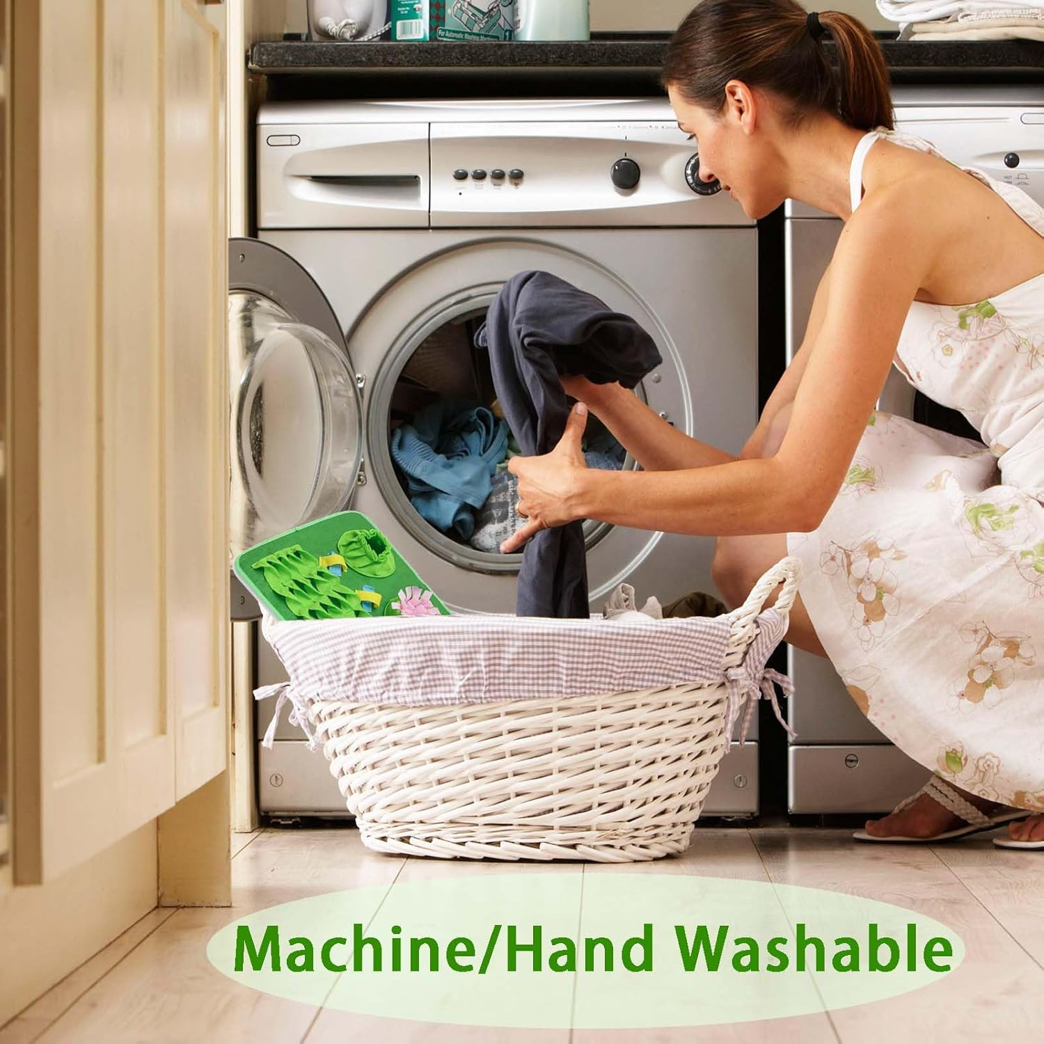 Snuffle Mat for Dogs,Snuffle Mat for Dogs Large Breed and Medium,27.5''&times;16.9'' Dog Feeding Mats for Slow Feeder and Smell Training,Interactive Dog Toys image number 5