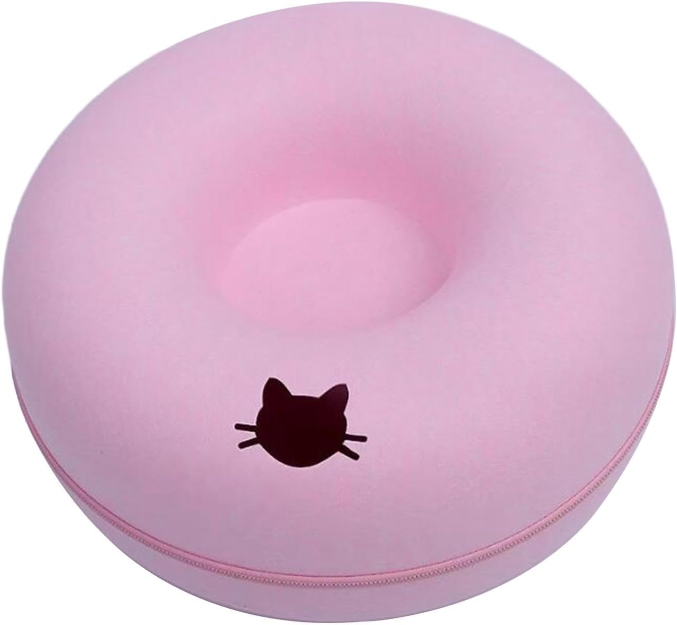 Cat Tunnel Hideout - Scratch Resistant Universal Bed for All Seasons, Premium Felt Cave, Pink 50Cm - Dark Blue 60Cm image number 4
