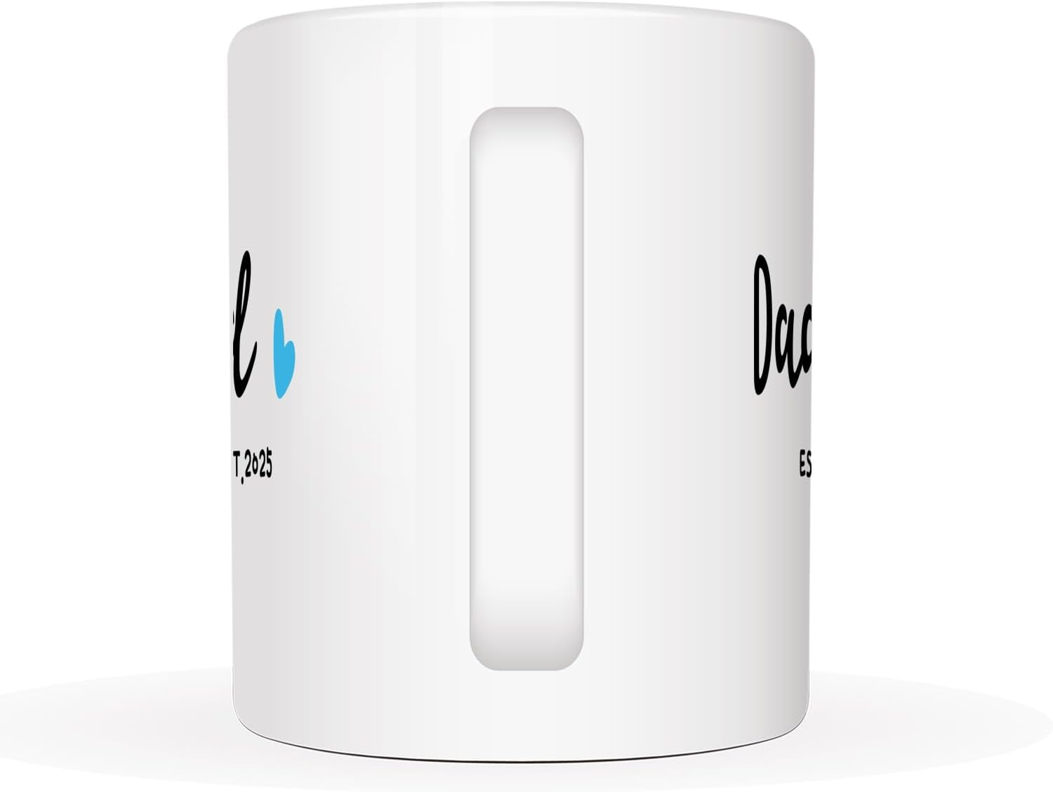 Dad Est 2025 Coffee Mug, Father'S Day New Dad Gifts for Men Him, First Time Dads Cup, White 11 Oz image number 1