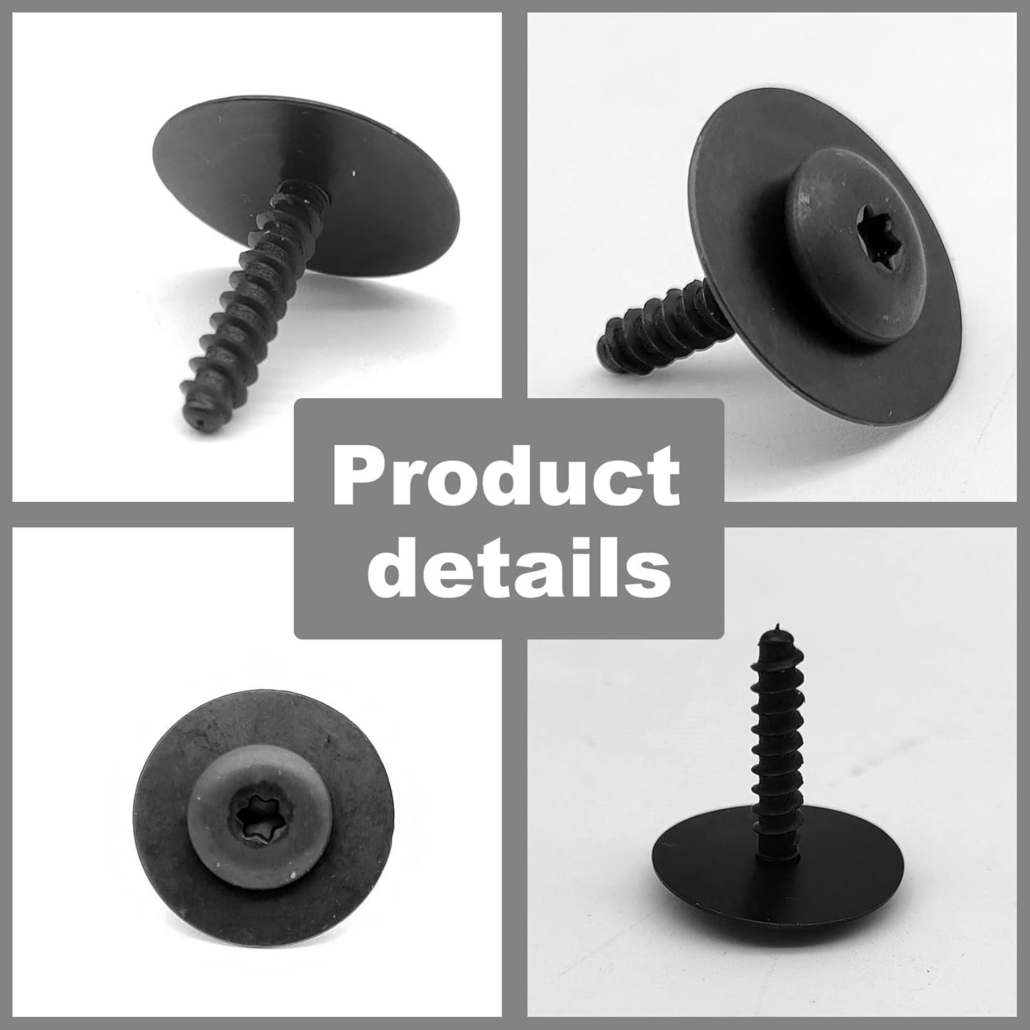 Fender Liner Splash Shield Bolt Screw 11548270 Compatible with GM Chevro-Let Camaro Colorado Cruze Equinox Impala Malibu Traverse Cadillac ATS CT6 CTS XT5 XTS image number 5