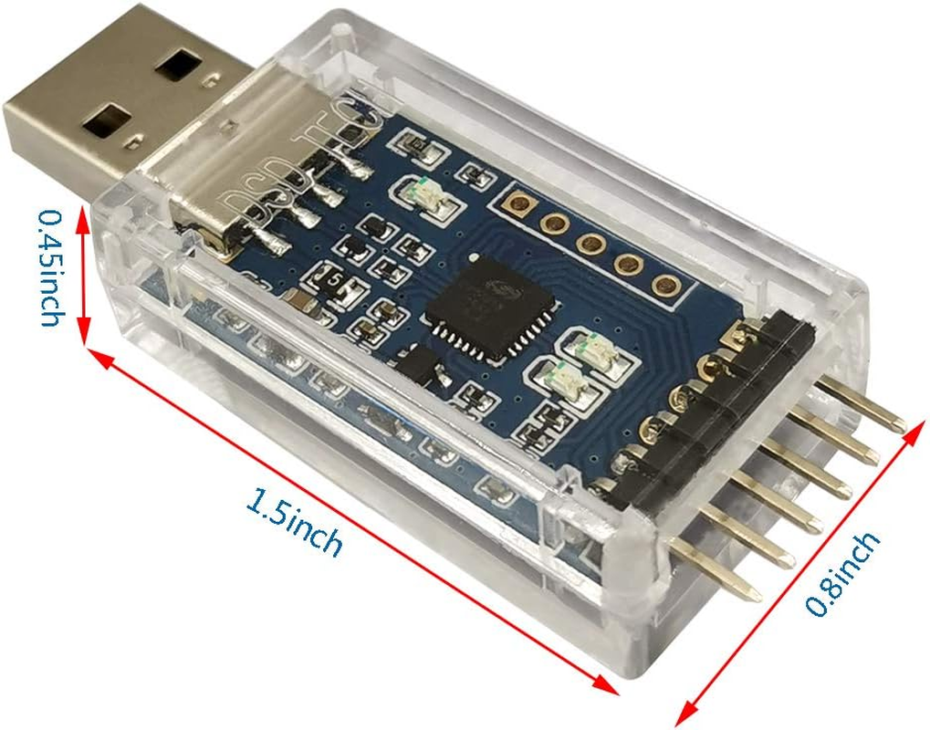 DSD TECH 2PCS USB to TTL Serial Adapter with CP2102 Chip Compatible with Windows 7,8,10,Linux,Mac OS X image number 5