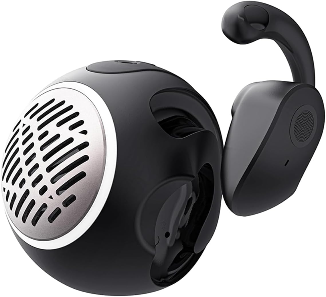 JM13 Pro 2 in 1 Speaker with Earpho OWS Earbuds Little Coco Open Able Stereo Wirel 5.4 Black image number 4