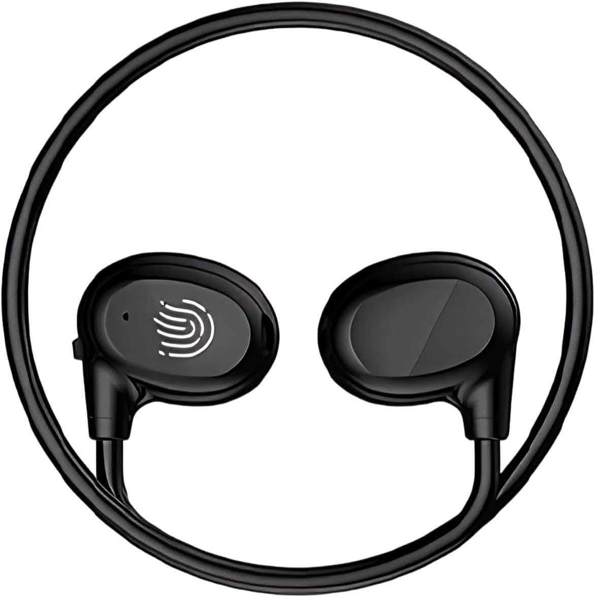 Bone Conduction Earphones | Open Ear Waterproof Earbuds - Sports Headphones - for Workout Gym Fitness Outdoor Travel Commuting Cycling Hiking Training Running - Black image number 5