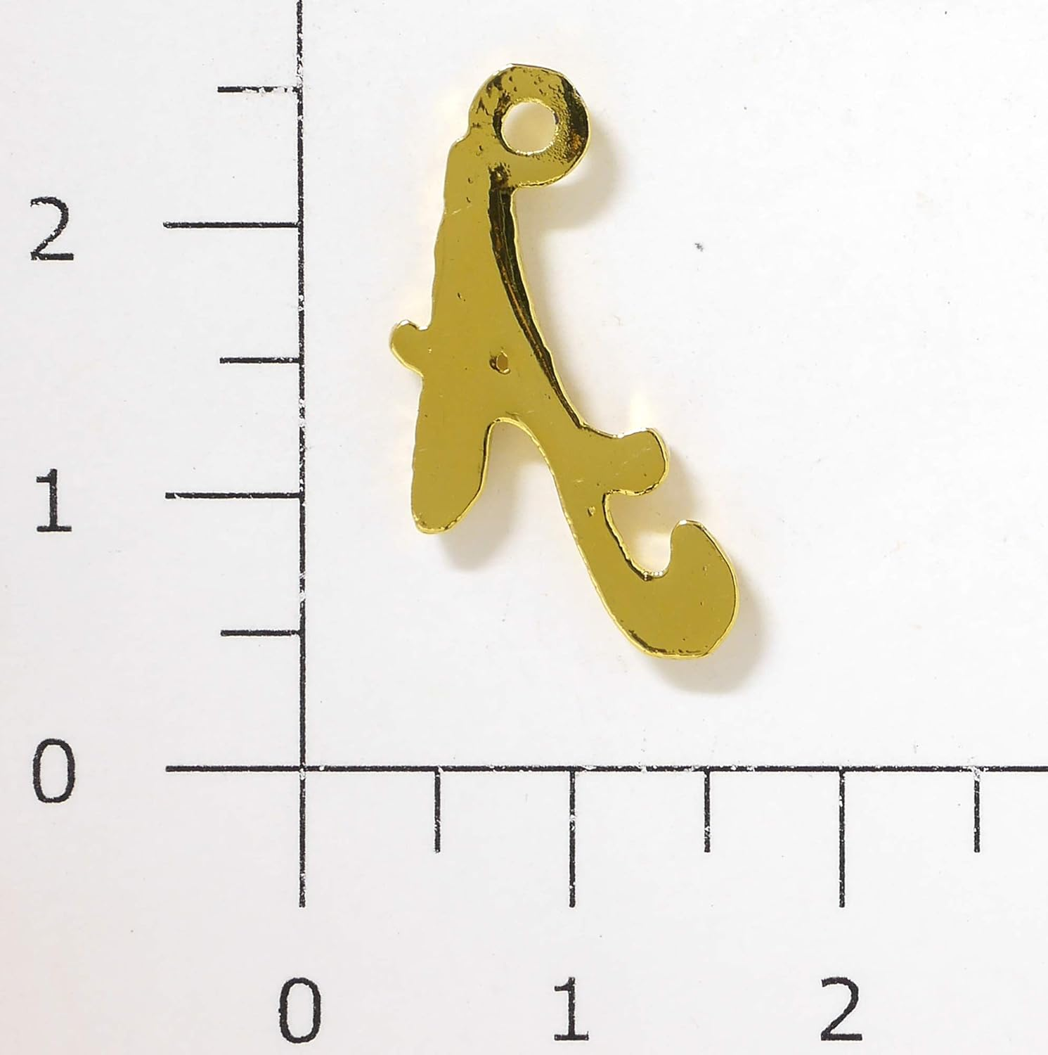 Sofia Co, Ltd. B-38-G Accessory Parts, Alphabet, Rhinestone, with Can, 0.9 Inches (23 Mm), Gold, A, 1 Piece image number 2