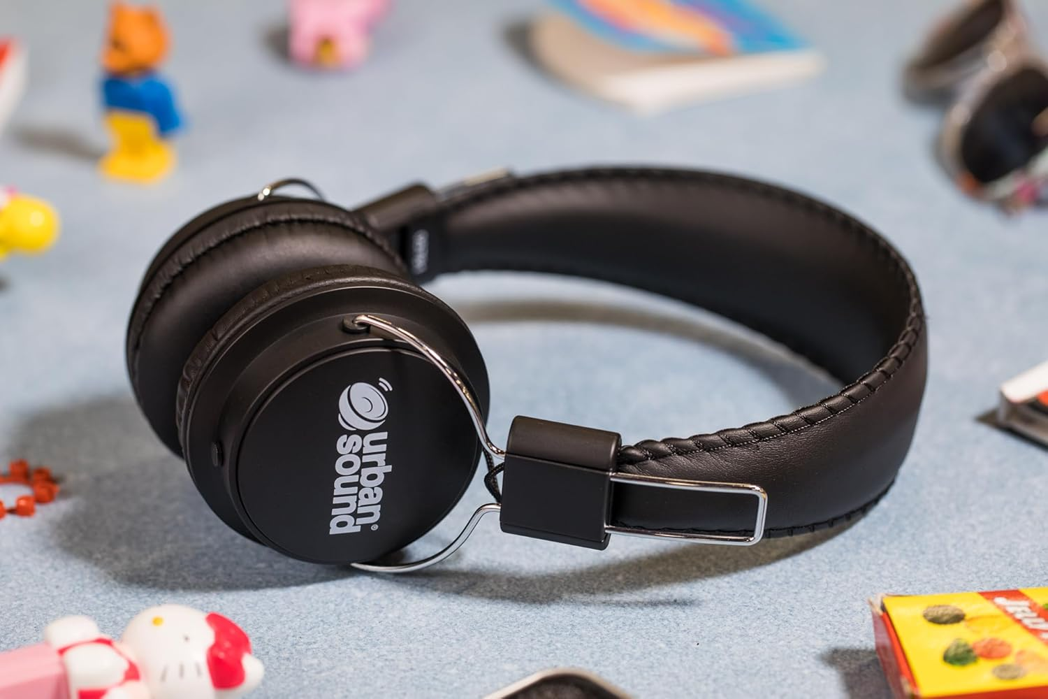 Verbatim Headphone,Black/Black,Urban Sound Kids Headphones Black image number 6