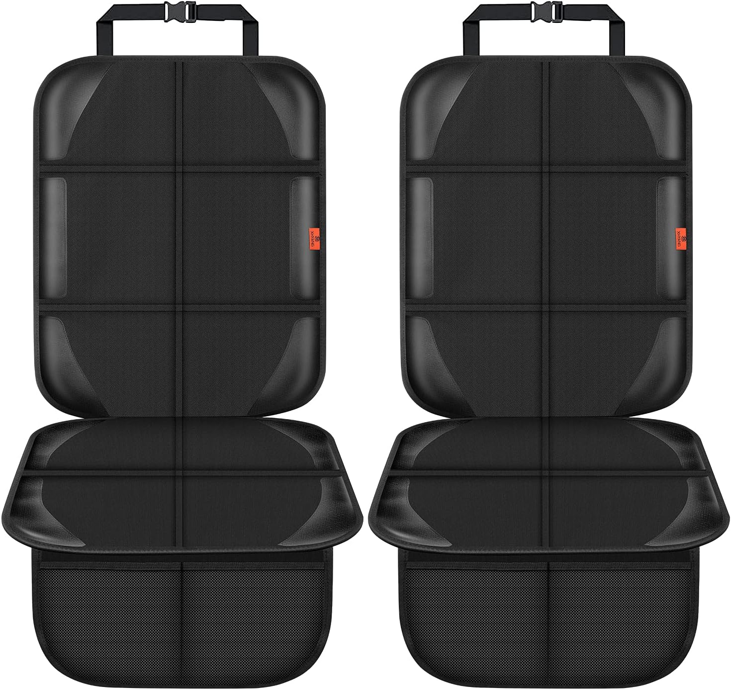 Car Seat Protector,Auto Car Seat Protectors Baby Carseat Waterproof Durable 600D Fabric for Child Baby Car Seat Mat Vehicle Pet Cover 2 Storage Pockets (1 Pack) image number 6