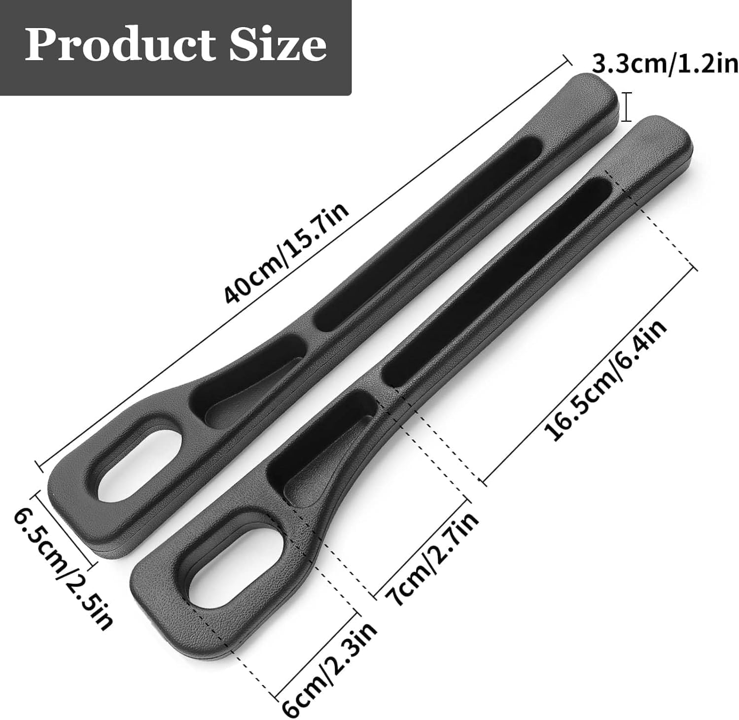 Car Seat Gap Filler of 4，Between Seat and Console Stop Things from Dropping Drop Blocker,Organiser Storage for Car,Suv,And Trucks (Black + Brown,2 Pairs) image number 2