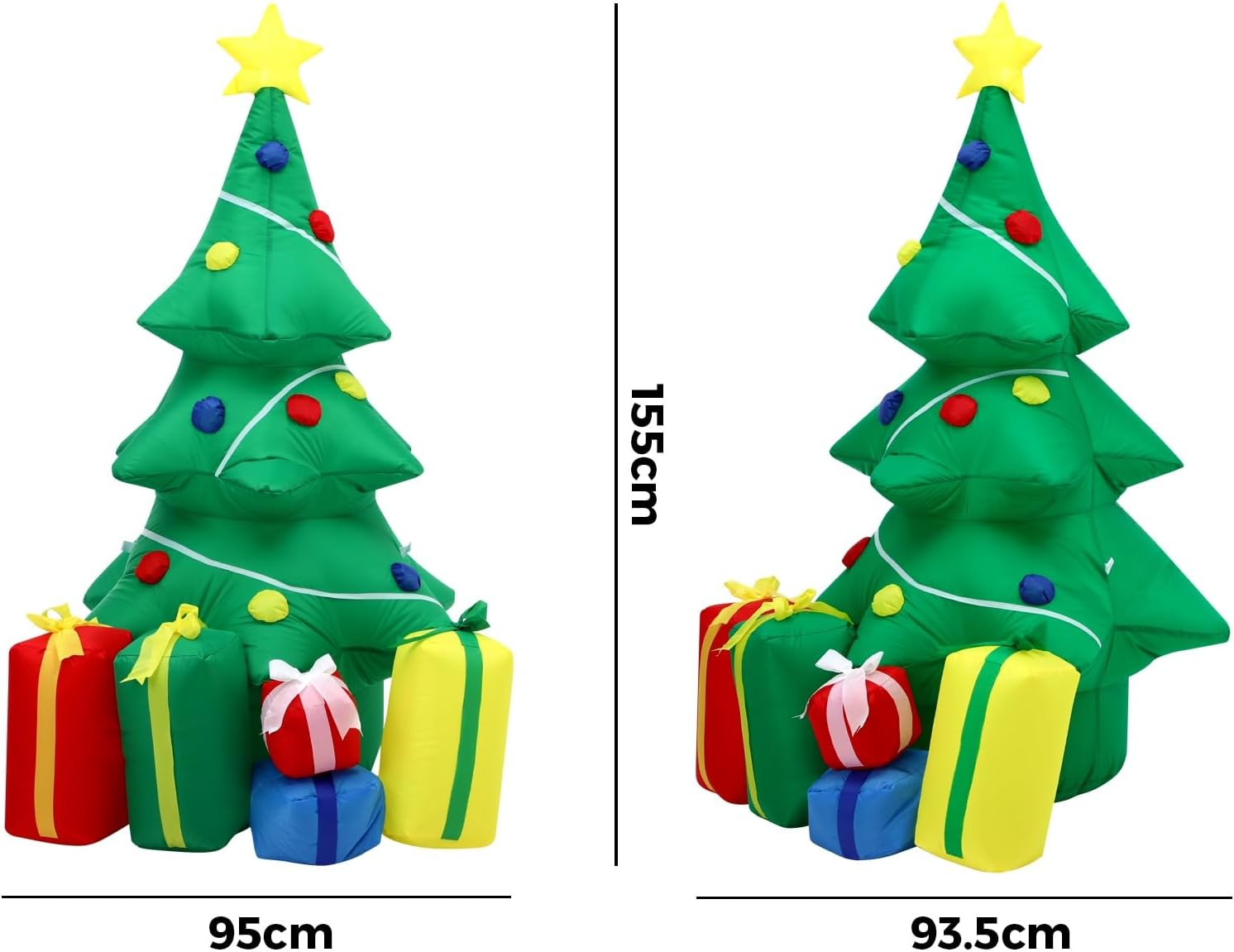 Tinseltown Christmas Inflatable Tree Gifts 1.5M Xmas Decorations LED Lights Outdoor image number 1