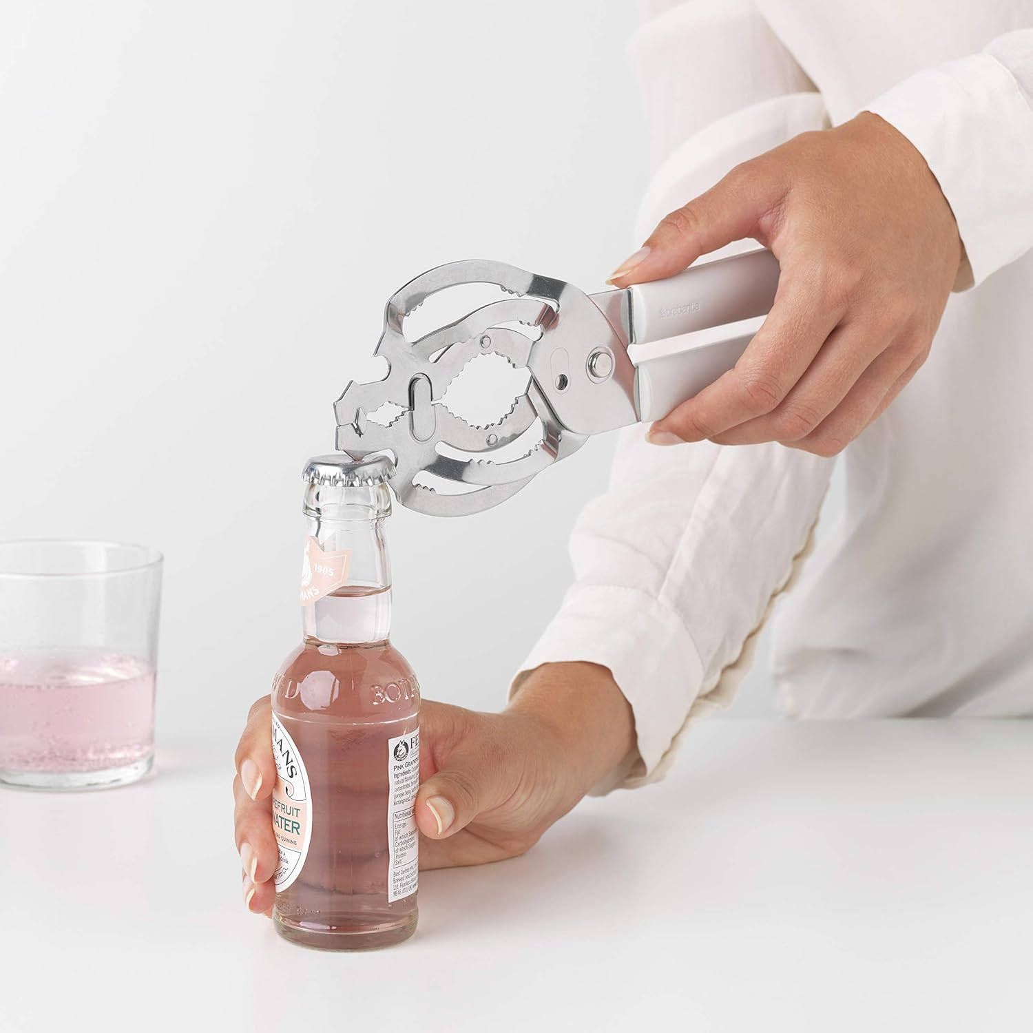 Brabantia Tasty+ Universal Opener, Light Grey