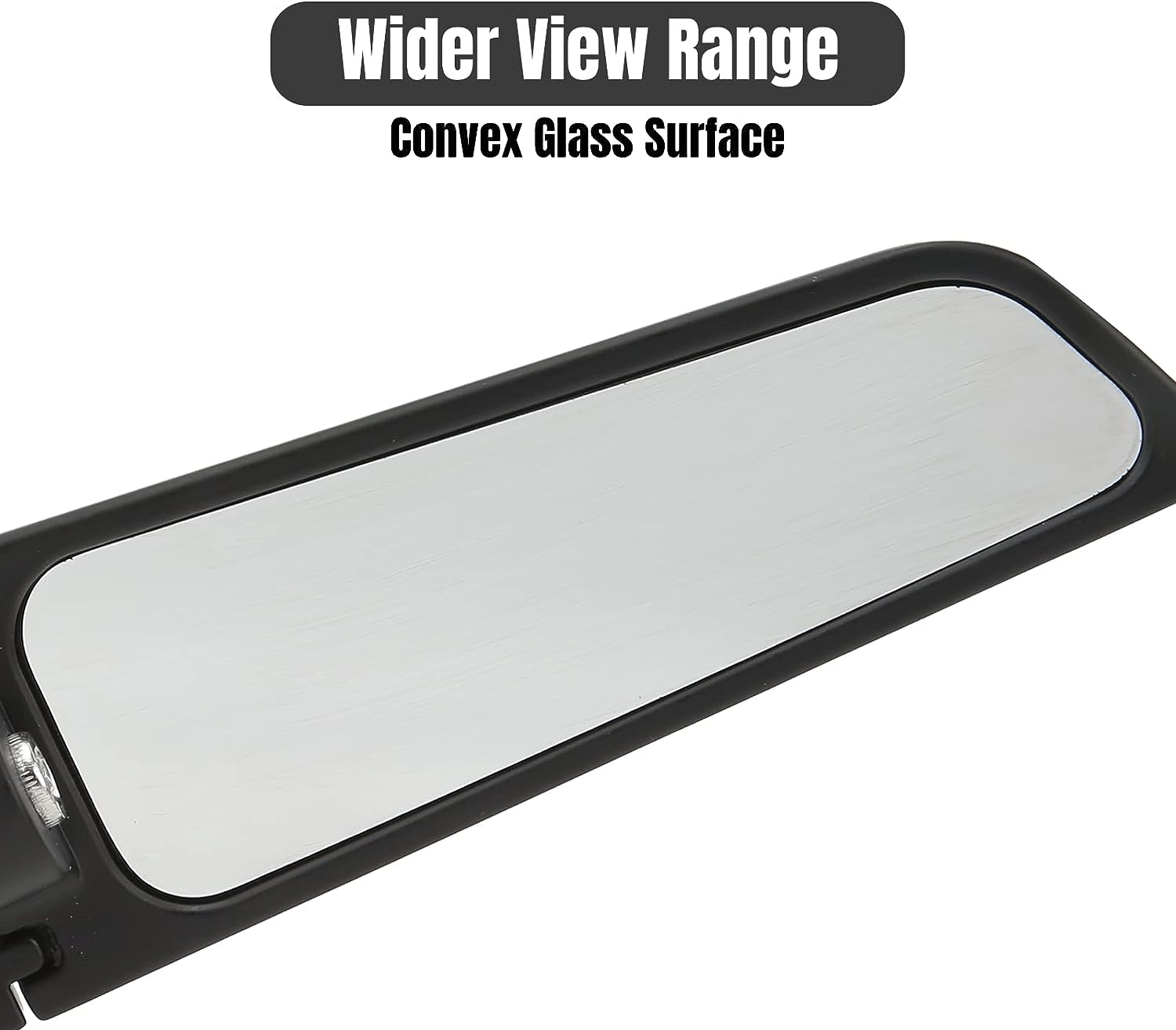 2025 Latest Motorcycle Wing Mirrors Compatible with GSXR 600 750 1000 | CBR300R CBR500R CBR600RR CBR1000RR EX250 EX300 EX400 EX650 ZX6R ZX10R - Adjustable Low Profile & Convex Design - 2 Pack image number 4