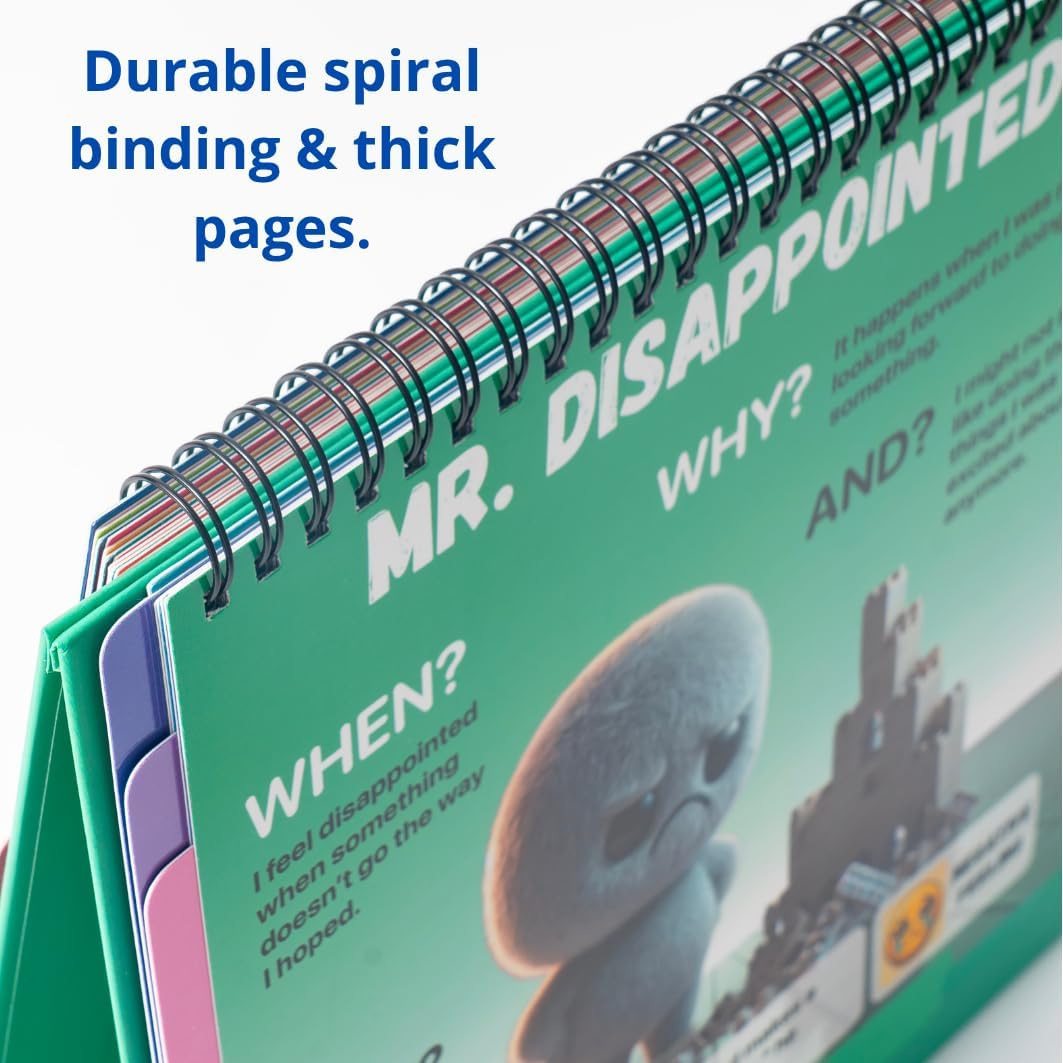 Emotion Flip Book for Kids: Manage Your Feelings Better with Feelings Builder image number 3