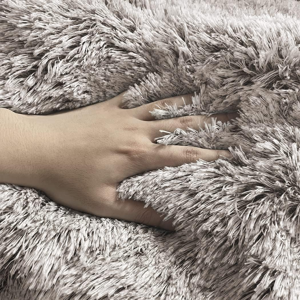 Pawz Dog Blanket Pet Cat Mat Puppy Warm Soft Plush Washable Reusable Large Brown image number 4