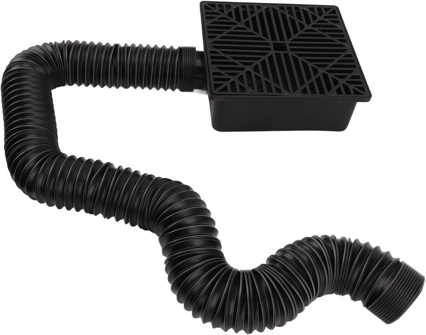 Asixxsix Gutter Downspout Extensions, Flexible, No Dig Low Profile Catch Basin Downspout Extension Kit, Flexible Pipe to 8 Ft, Protect House Foundation, down Spout Extender image number 3