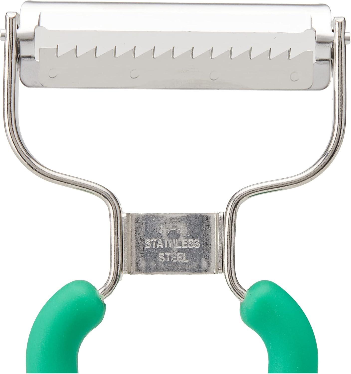 Savannah SAV-0503 Julienne Peeler with Super Sharp Japanese Steel Blade for Cutting Fruit and Vegetables 45 Millimetre Blade Green image number 2