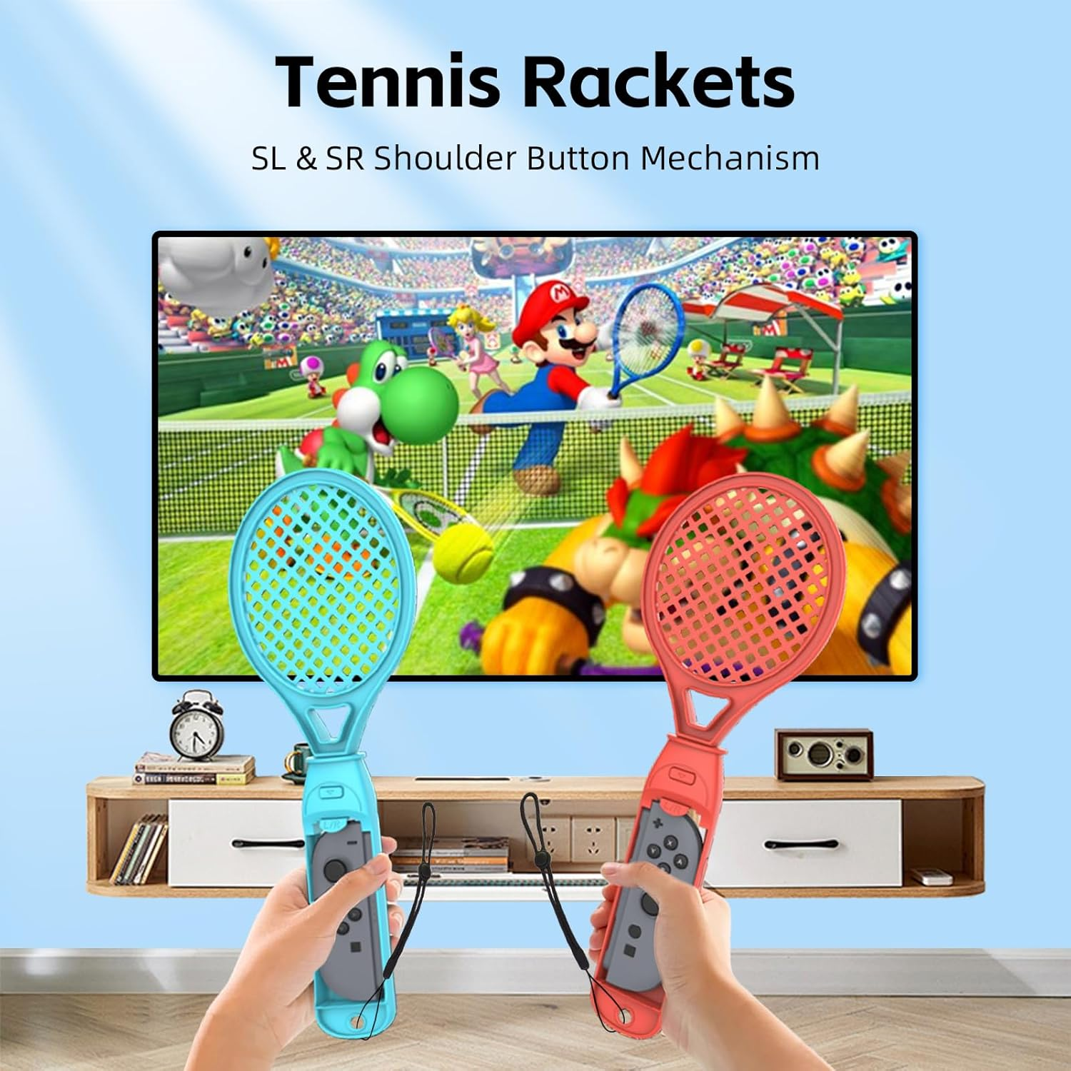 DOYO 10-In-1 Switch 2 Sports Accessories Bundle for Switch 2 Joy-Con with Tennis, Golf, Steering Wheel, Sword - Motion Control Game Kit for Switch Sports & Fitness Games image number 1