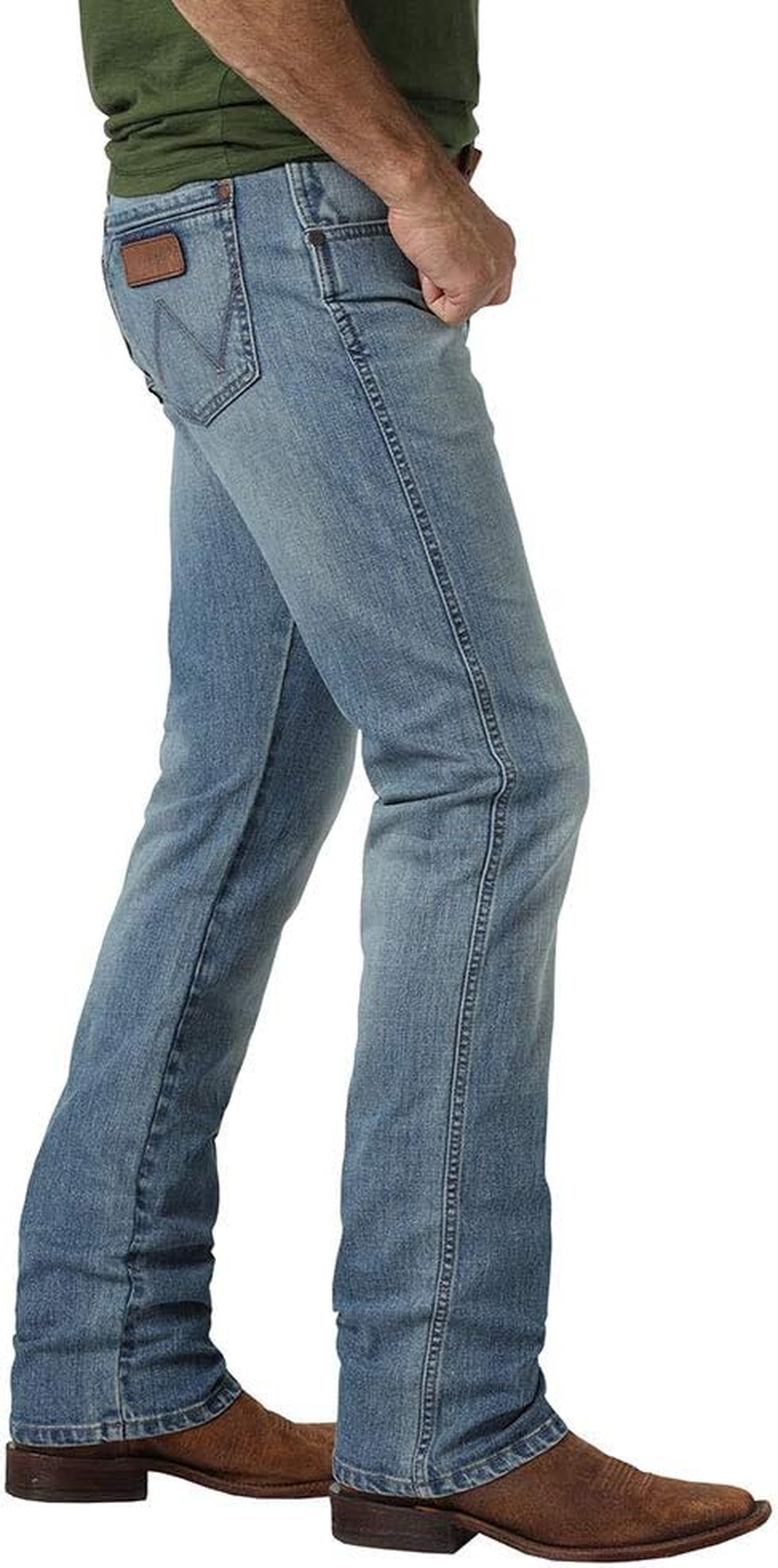 Wrangler Mens 88MWZGBT Men'S Retro Big & Tall Slim-Fit Straight-Leg Greybull Jean Jeans image number 1