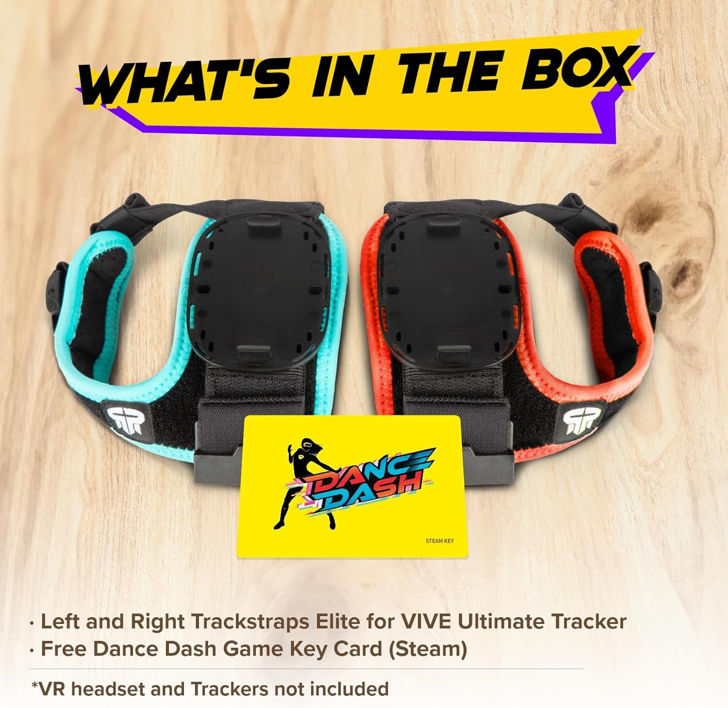 Rebuff Reality Trackstraps Elite for VIVE Ultimate Tracker + Dance Dash Steam Key &ndash; VIVE Ready, Full Body Tracking in VR Chat and Other FBT Apps image number 2