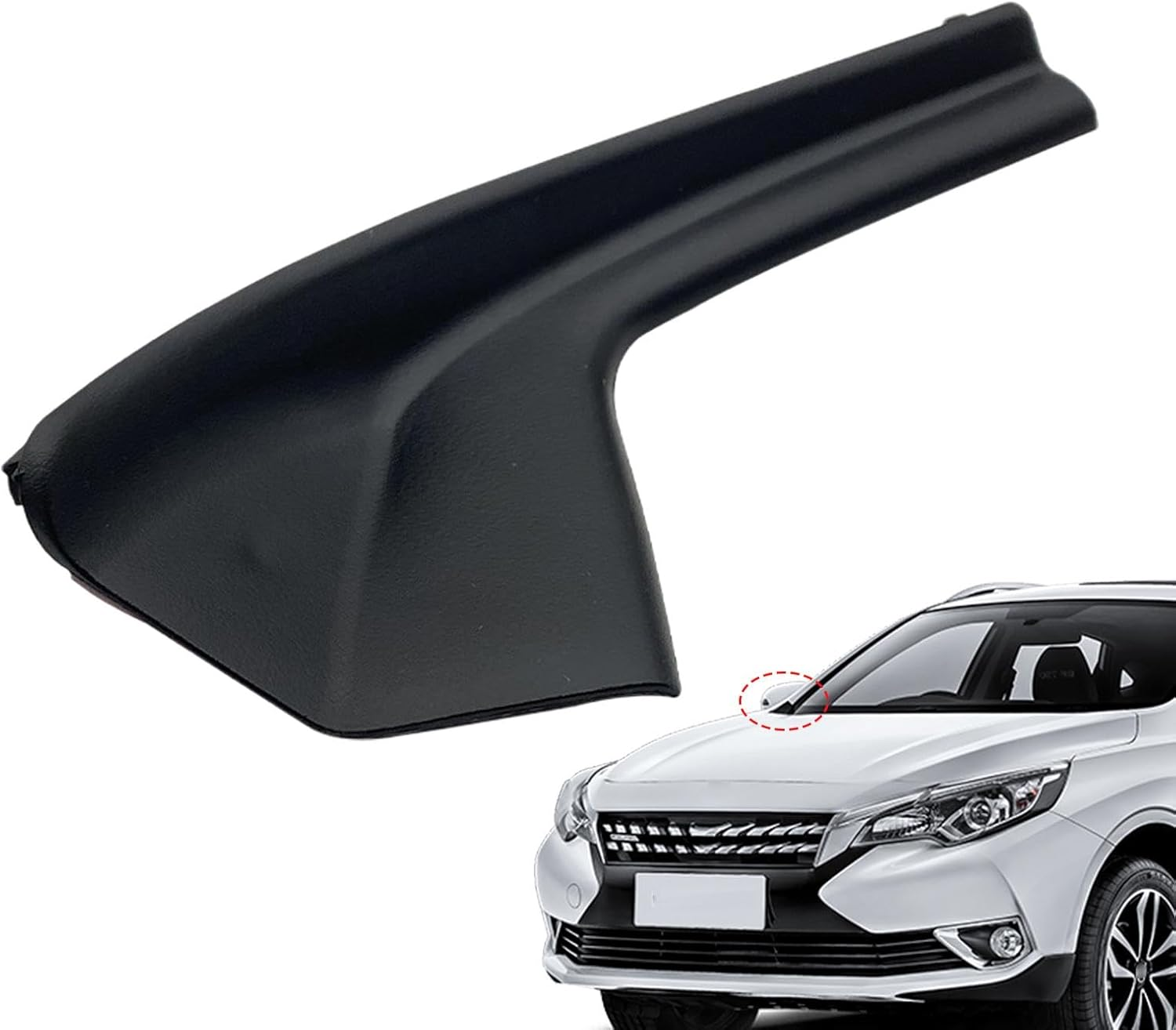 Windshield Cowl Replacement, Vehicle Wiper Cowl Panel, Car Wiper Cowl Panel, Windshield Wiper Side Extension Replacement Compatible Automotive Repair Parts Accessories For image number 1