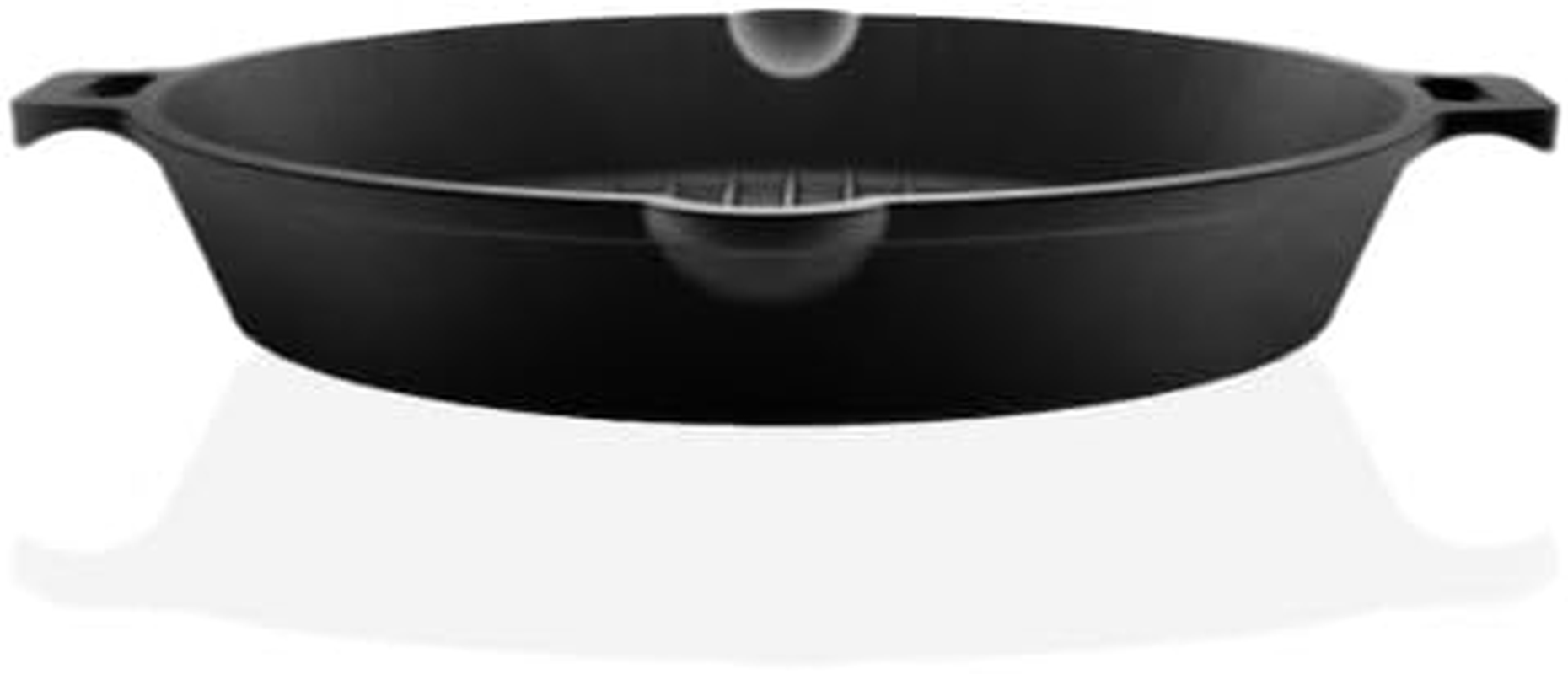 Roca Triton Cast Iron Grill Pan, 25 Cm Round, with Raised Ridges image number 1