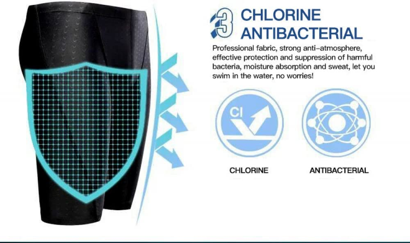 Boys' Swim Jammers - Youth Competitive Swim Racing Team Swimming Shorts Swimsuit Trunks Bathing Suit Chlorine Resistant Quick Dry Waterproof UPF 50+ image number 5