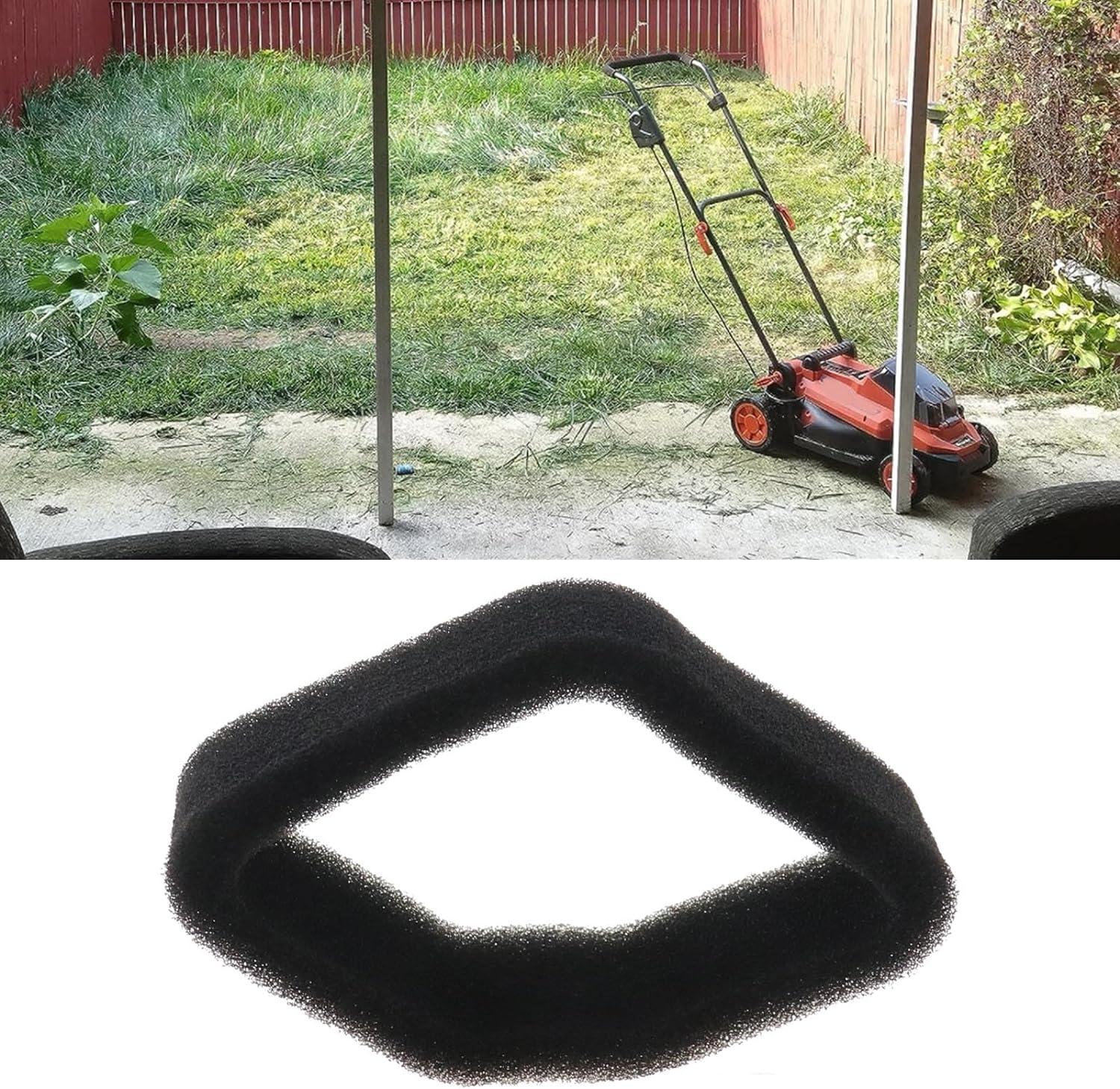 SING F LTD 4Pcs Sponge Air Filter Replacement 5687301 560873001 901590001 Compatible with Ryobi RY251PH RY254BC RY25AXB RY30020 RY30020A Foam Air Filter image number 6