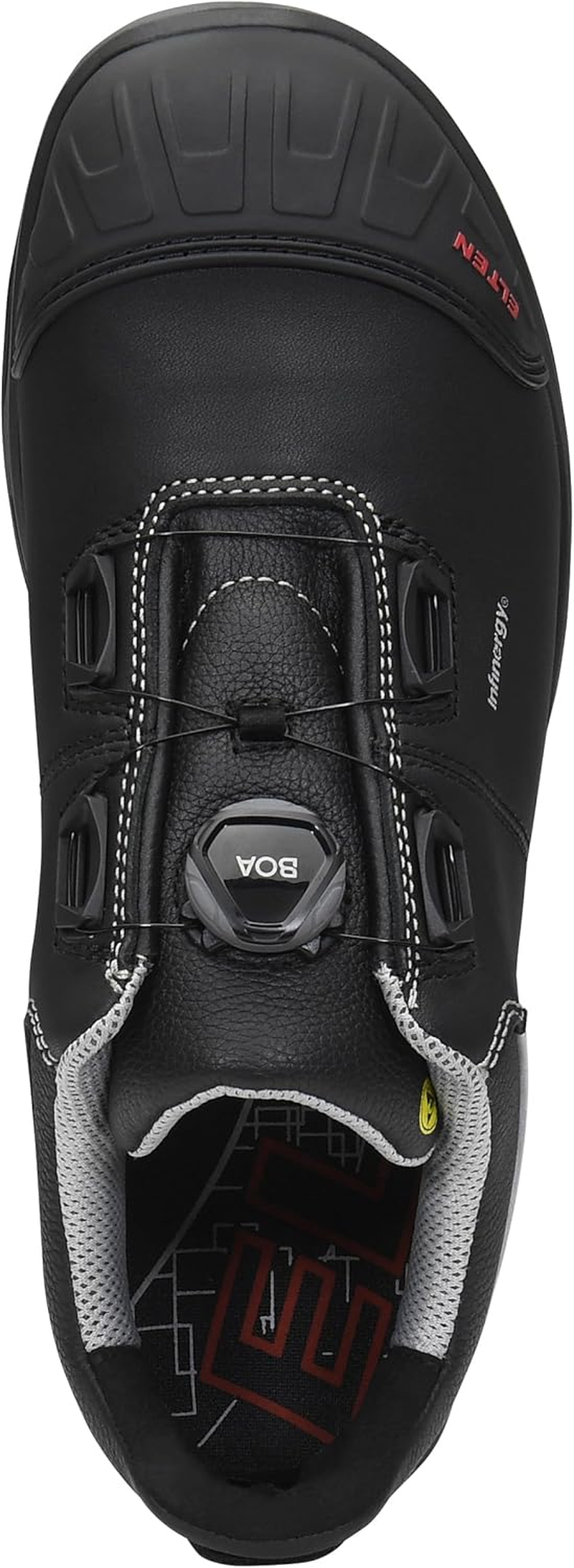 Elten Sicherheitsschuhe Reaction XXT Pro BOA Low ESD S3, Damen Und Herren, Leder, Kunststoffkappe (Leichter ALS Stahlkappe), Leicht, Robust