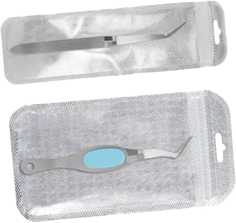 SAFIGLE 2Pcs Quality Stainless Steel Nail Art Pincher Multipurpose Manicure Shaping Clip for Travel image number 5