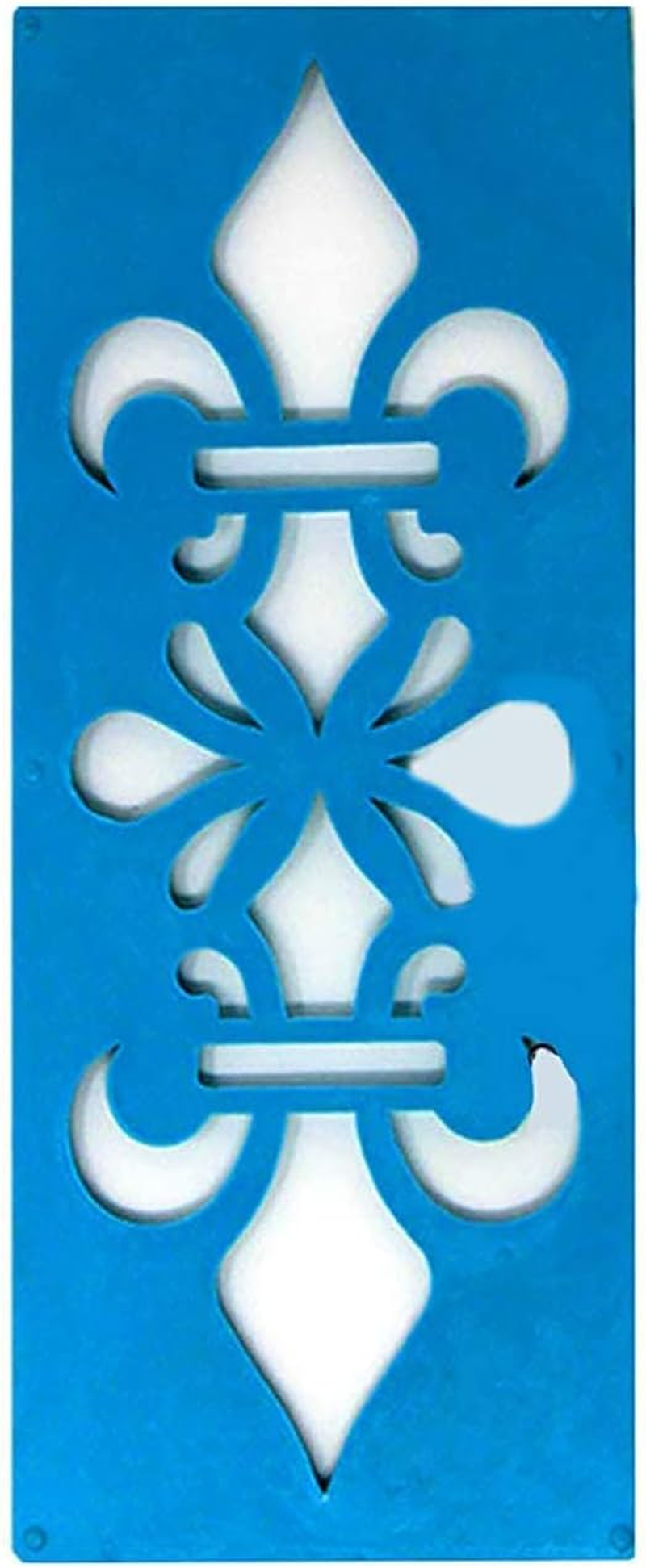 Garden of Arts 12 Different Design Draw Rangoli Making Kit Rangoli Stamp Om Swastik Flower Design Colourful Rangoli Making Stencils & 6 Border Stencils Total 18 Pieces image number 1