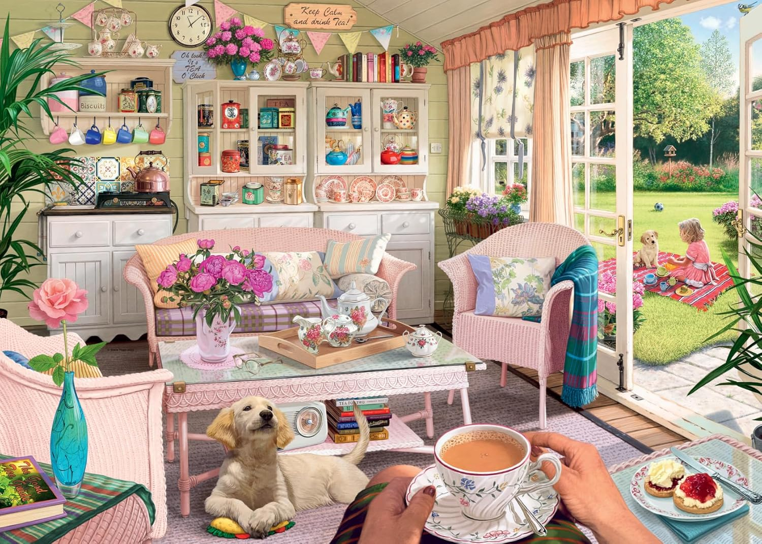 Ravensburger - My Haven No 12 the Tea Shed 1000P image number 2