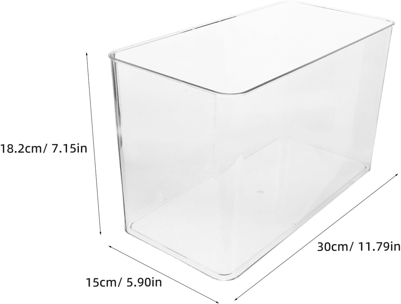 CIYODO Mini Plastic Fish Tank for Small Turtle Terrarium Desktop Small Pet Breeding Box Reptile Terrarium Ecological Landscape Tank for Office Use