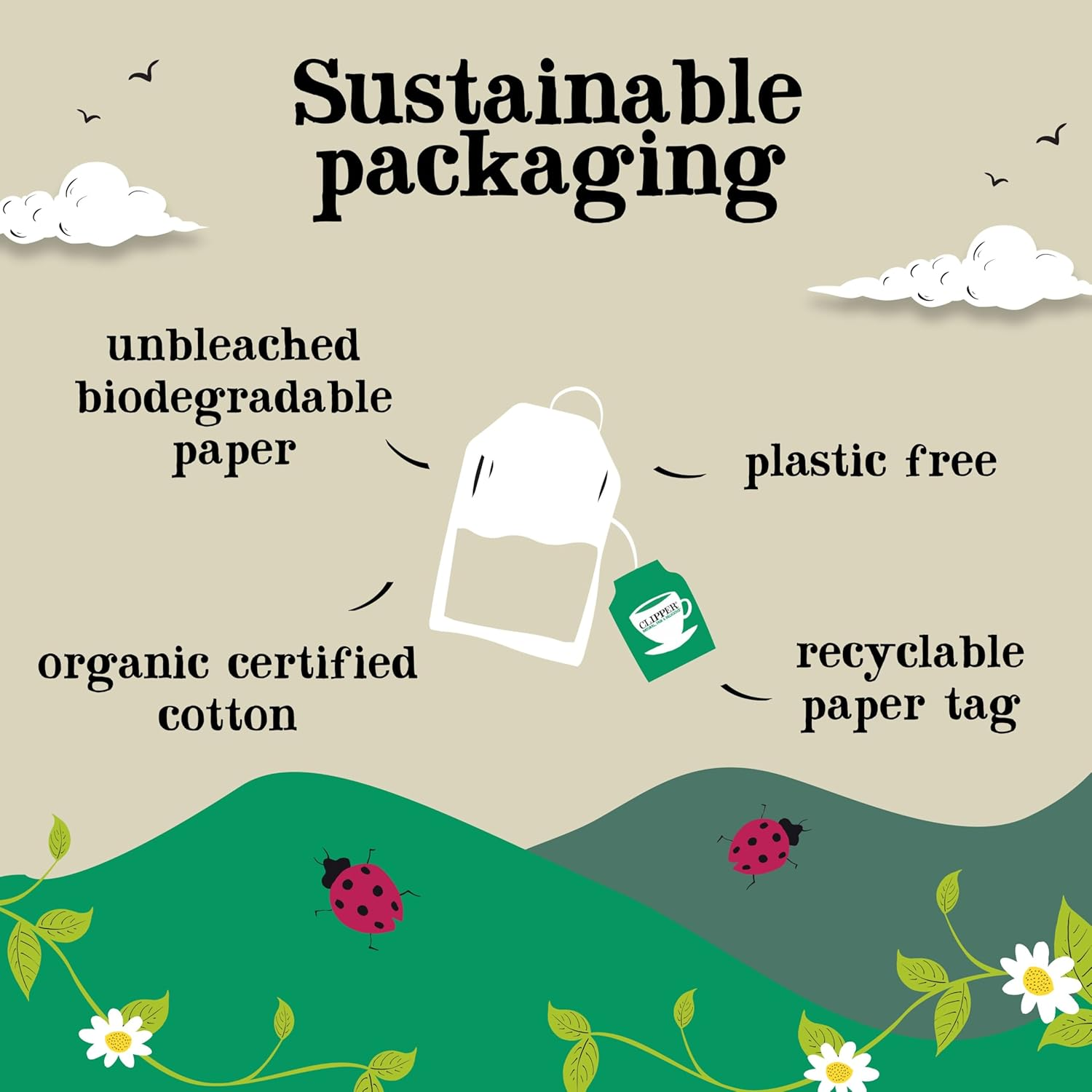 Clipper Organic Earl Grey Tea, 20 Teabags image number 2