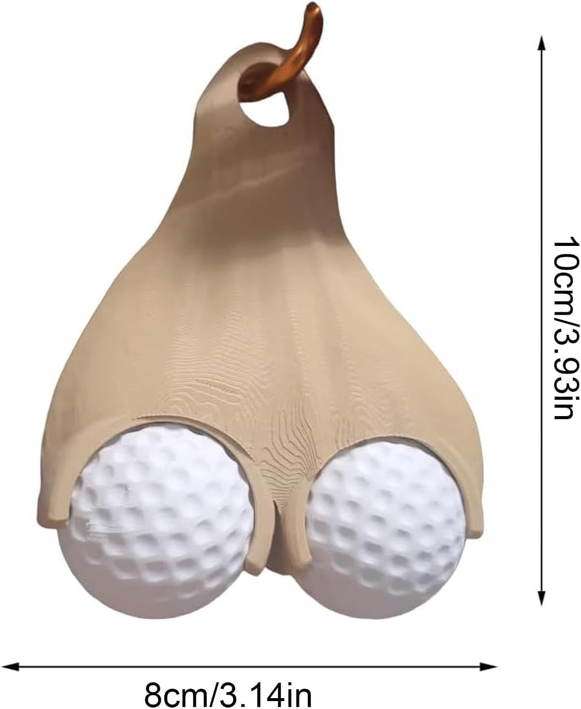 1 Pcs Funny Golf Ball Holder, Golf Ball Storage Holder Novelty Golf Ball Holder Accessories, Portable Golf Ball Carrier Holder Golfers and Golf Lovers, for Golfer Golf Sports Tool Accessories Unisex image number 1