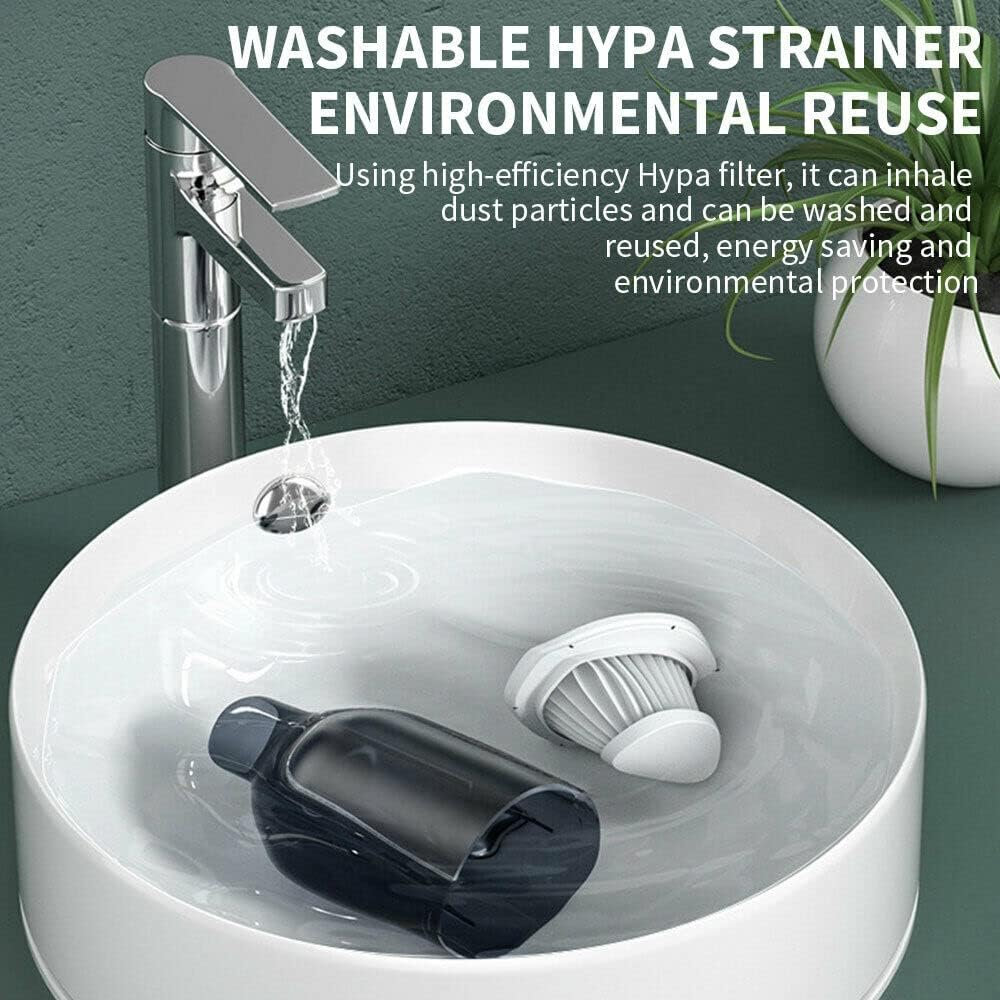 8000Pa Car Vacuum Cleaner Suction Cordless Handheld Rechargeable Portable Duster image number 6