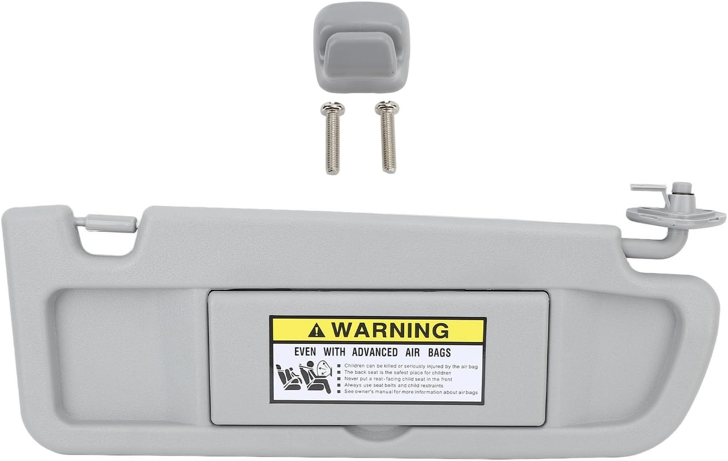 Sun Visor Compatible with Civic 2006 2007 2008 2009 2010 2011, Left & Right Driver Passenger Side Sun Visors Replaces, Clear Mirro, with Sun Visor Clip for Civic (Right Passenger image number 1